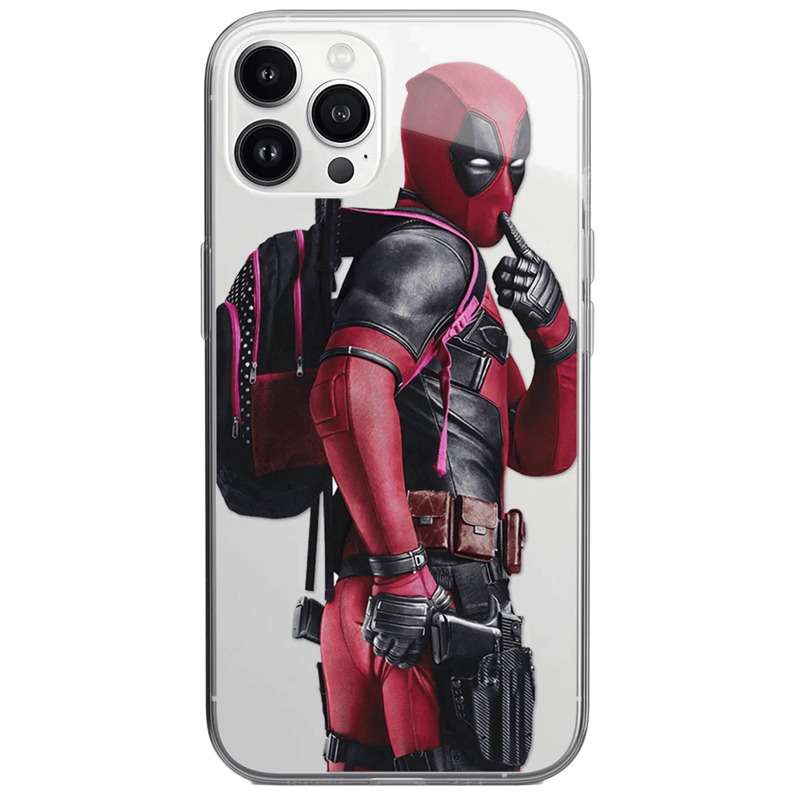 macmerise Smart Ass Deadpool Polypropylene Back Cover for Apple iPhone 14 (Wireless Charging Support, Multi Color) macmerise Smart Ass Deadpool Polypropylene Back Cover for Apple iPhone 14 (Wireless Charging Support, Multi Color)_3