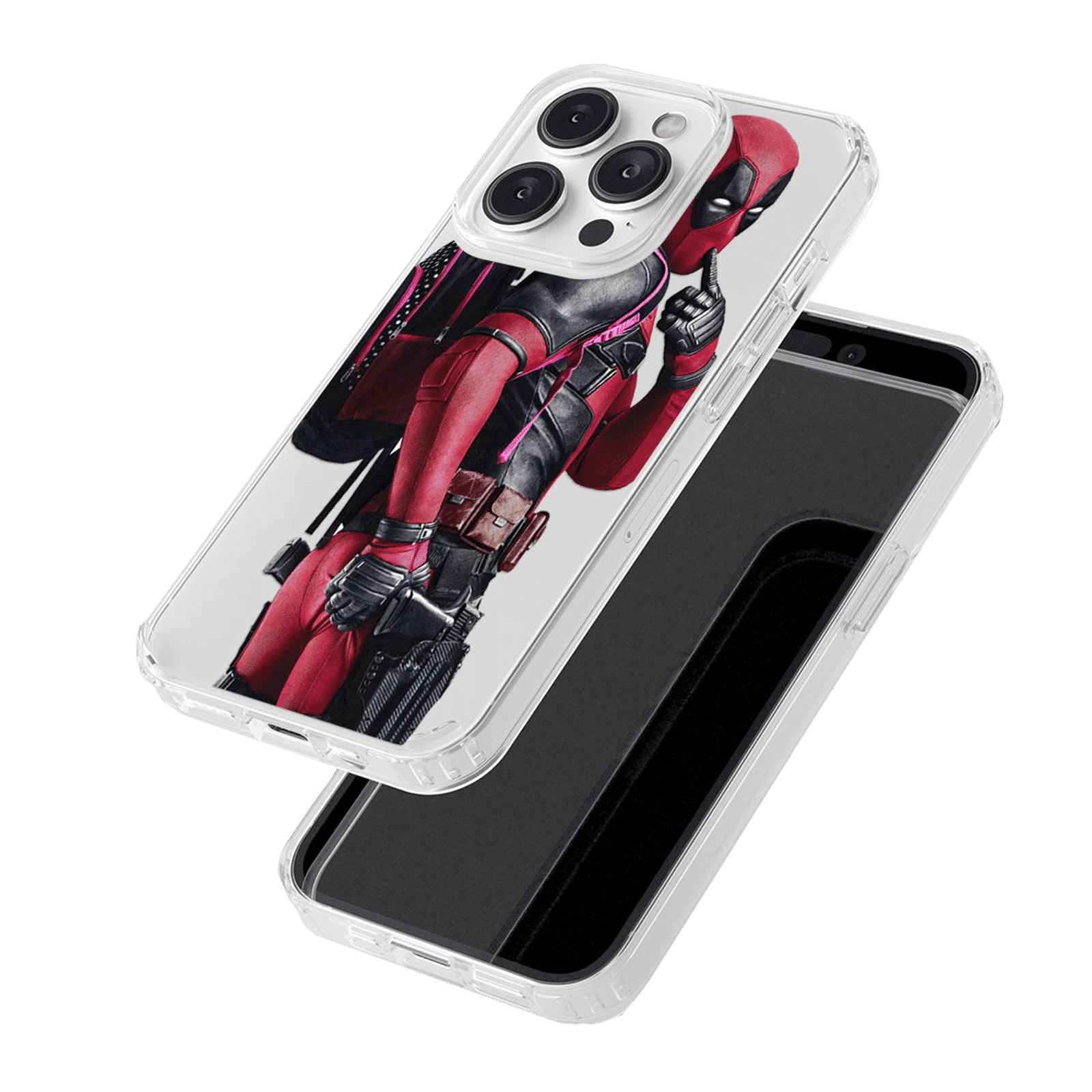 macmerise Smart Ass Deadpool Polypropylene Back Cover for Apple iPhone 14 (Wireless Charging Support, Multi Color) macmerise Smart Ass Deadpool Polypropylene Back Cover for Apple iPhone 14 (Wireless Charging Support, Multi Color)_5
