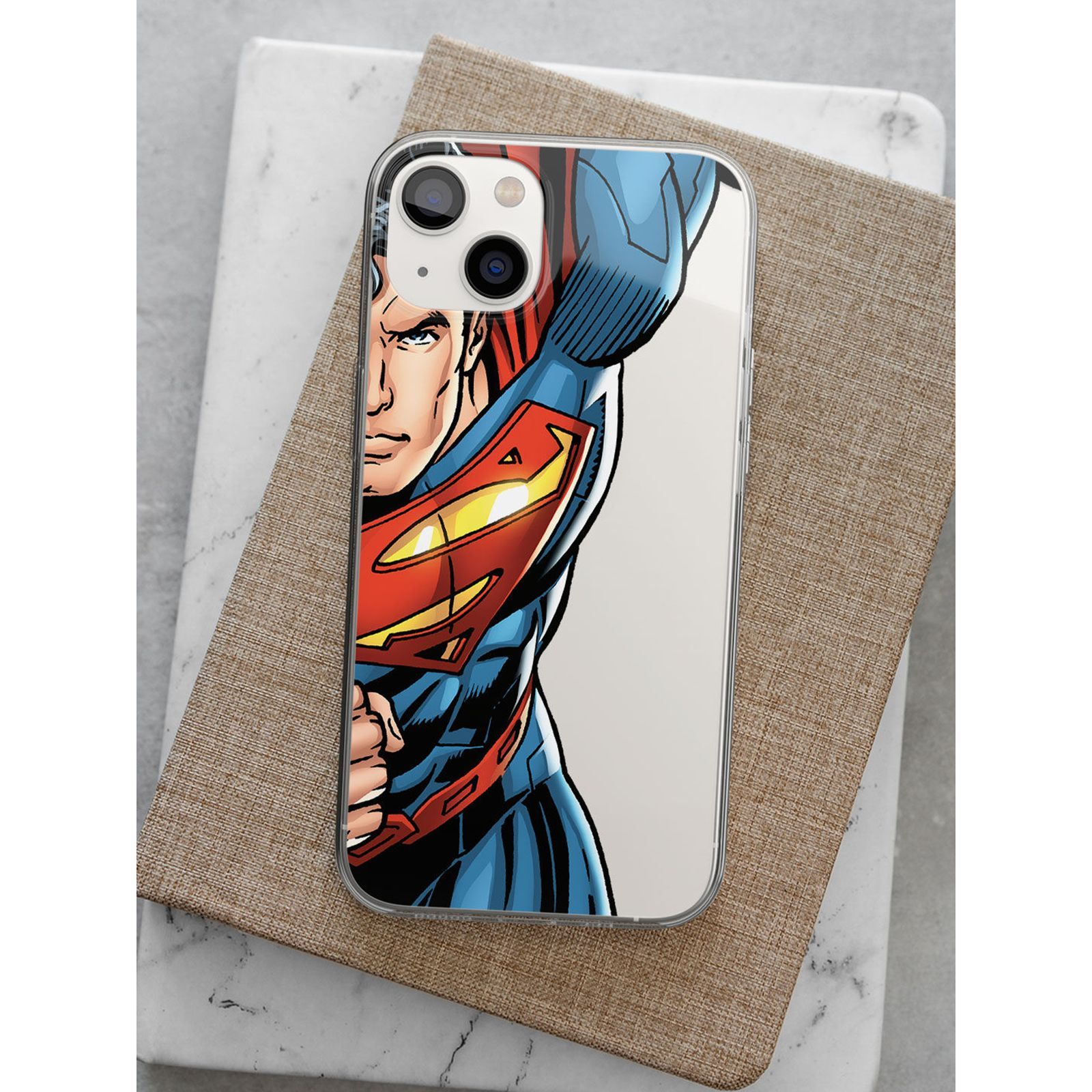 macmerise Speed It Like Superman Back Cover for Apple iPhone 14 (Wireless Charging Support, Multi Color)_4