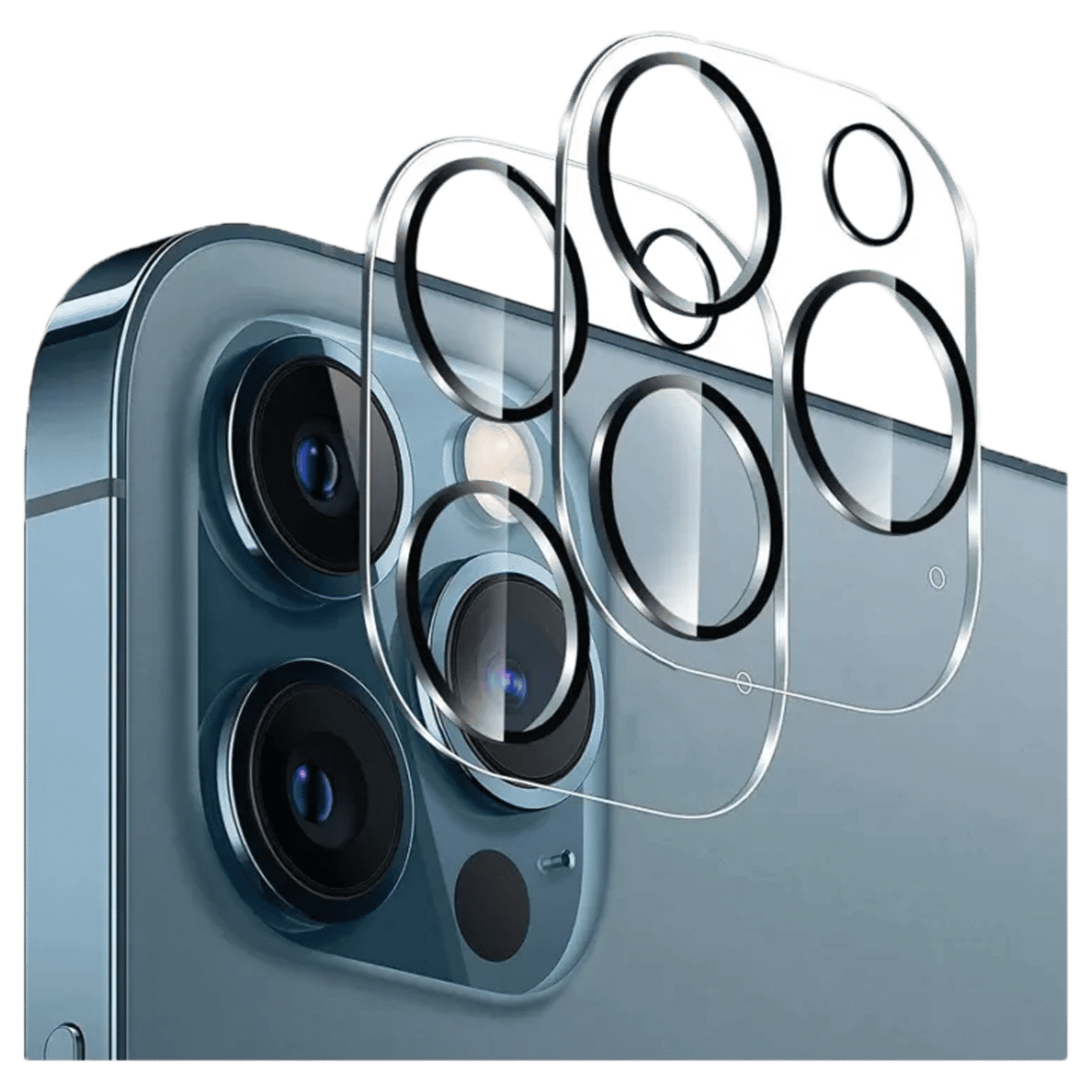 Quix Camera Lens Protector For Apple iPhone 14 and 14 Pro Max (Anti-Scratch, QLPAS0011SR, Clear)_1