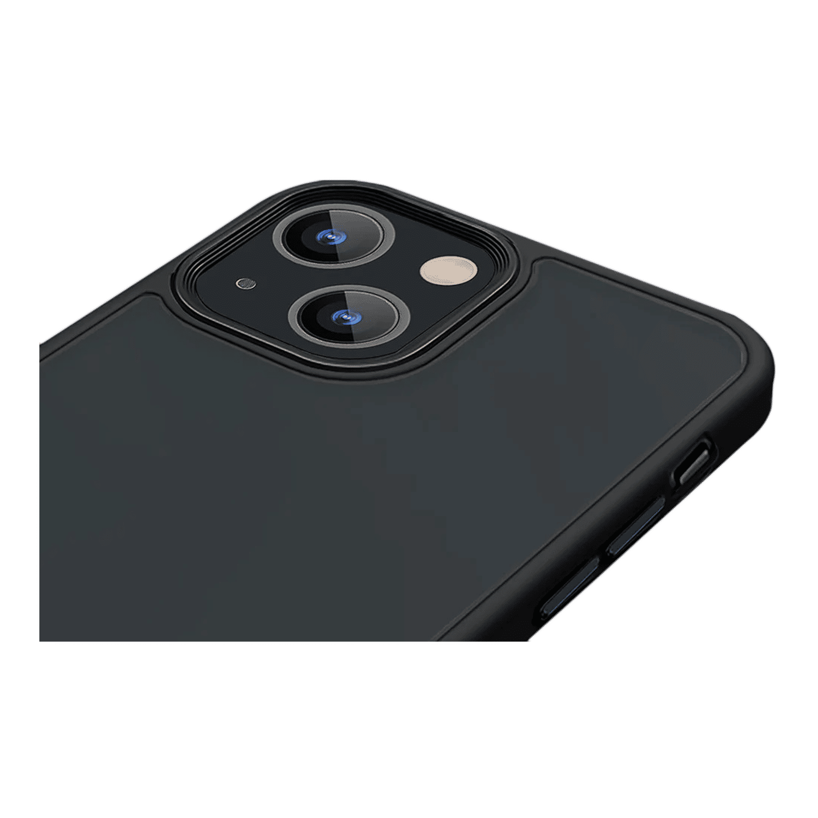 GRIPP Bolt Hard TPU Back Cover for Apple iPhone 14, 13 (Supports Wireless Charging, Black)_5