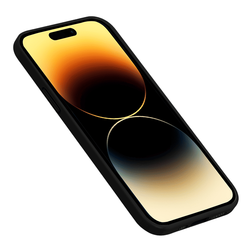 GRIPP Bolt Hard TPU Back Cover for Apple iPhone 14, 13 (Supports Wireless Charging, Black)_7