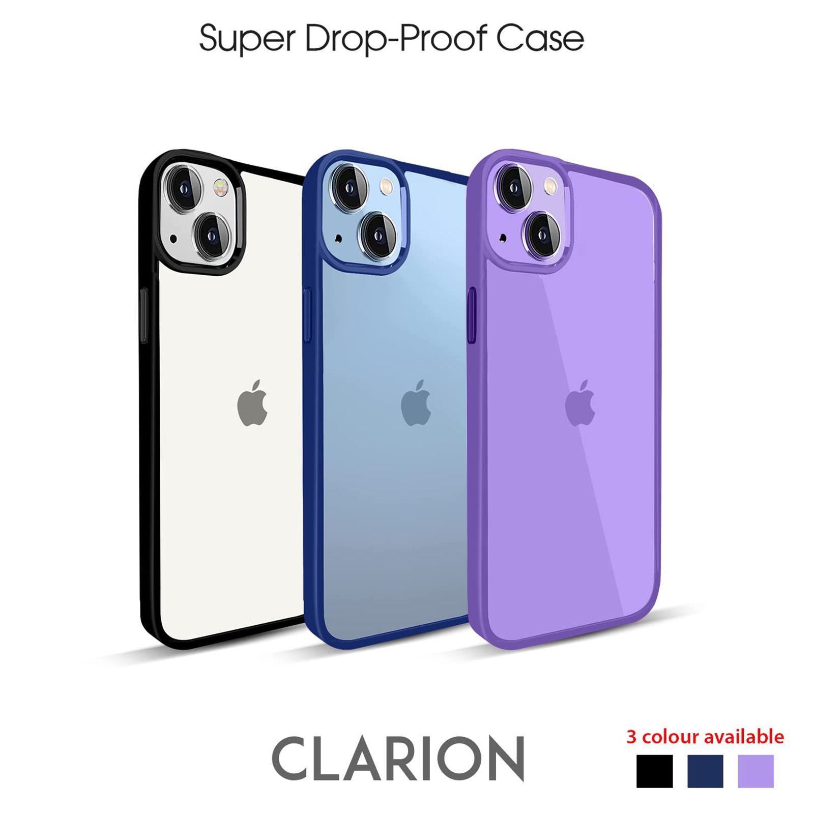 GRIPP Clarion Soft Polycarbonate Back Cover for Apple iPhone 14 Pro Max (Wireless Charging Compatible, Black)_7