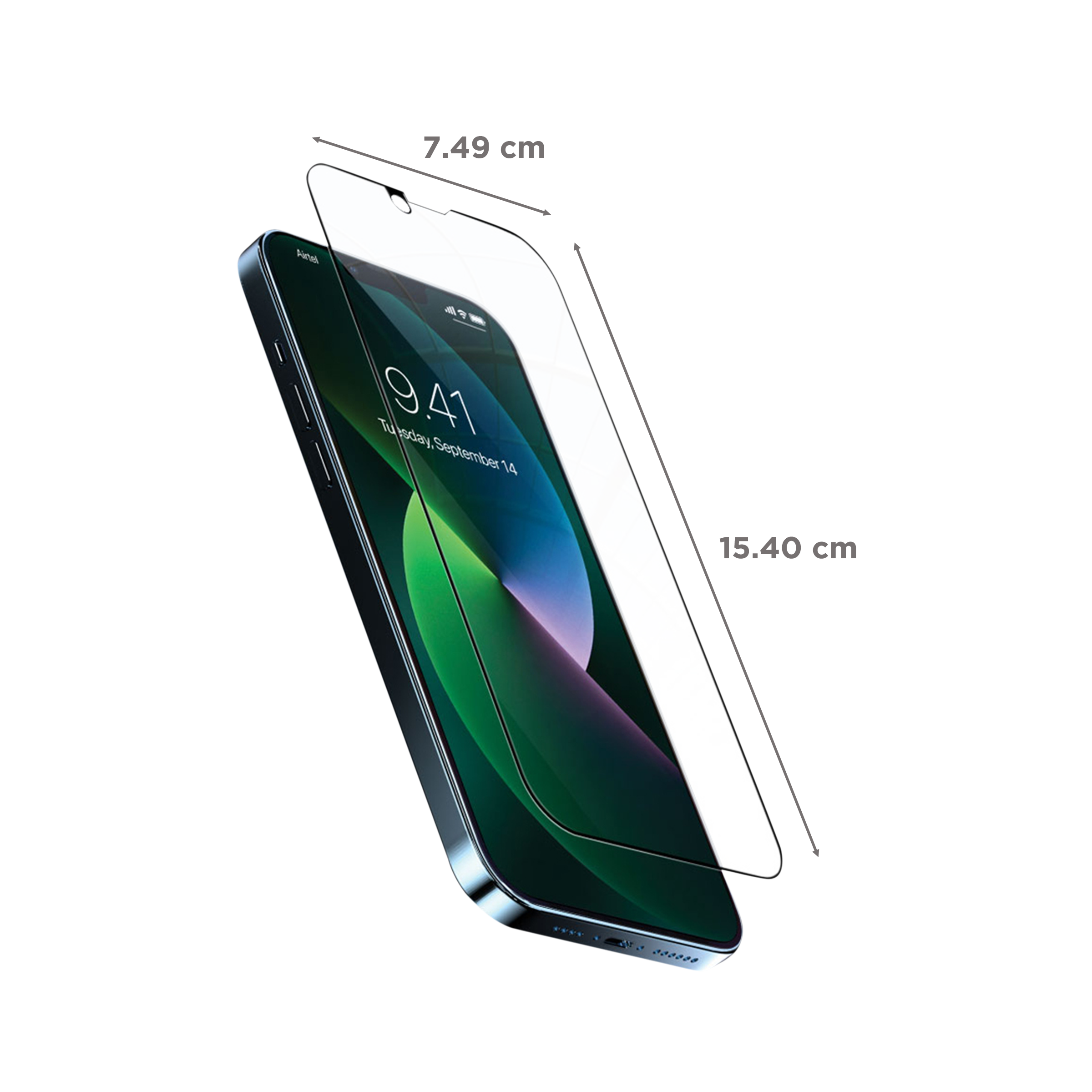 VAKU LUXOS Tempered Glass for Apple iPhone 14 Pro (Scratch Protection)_2