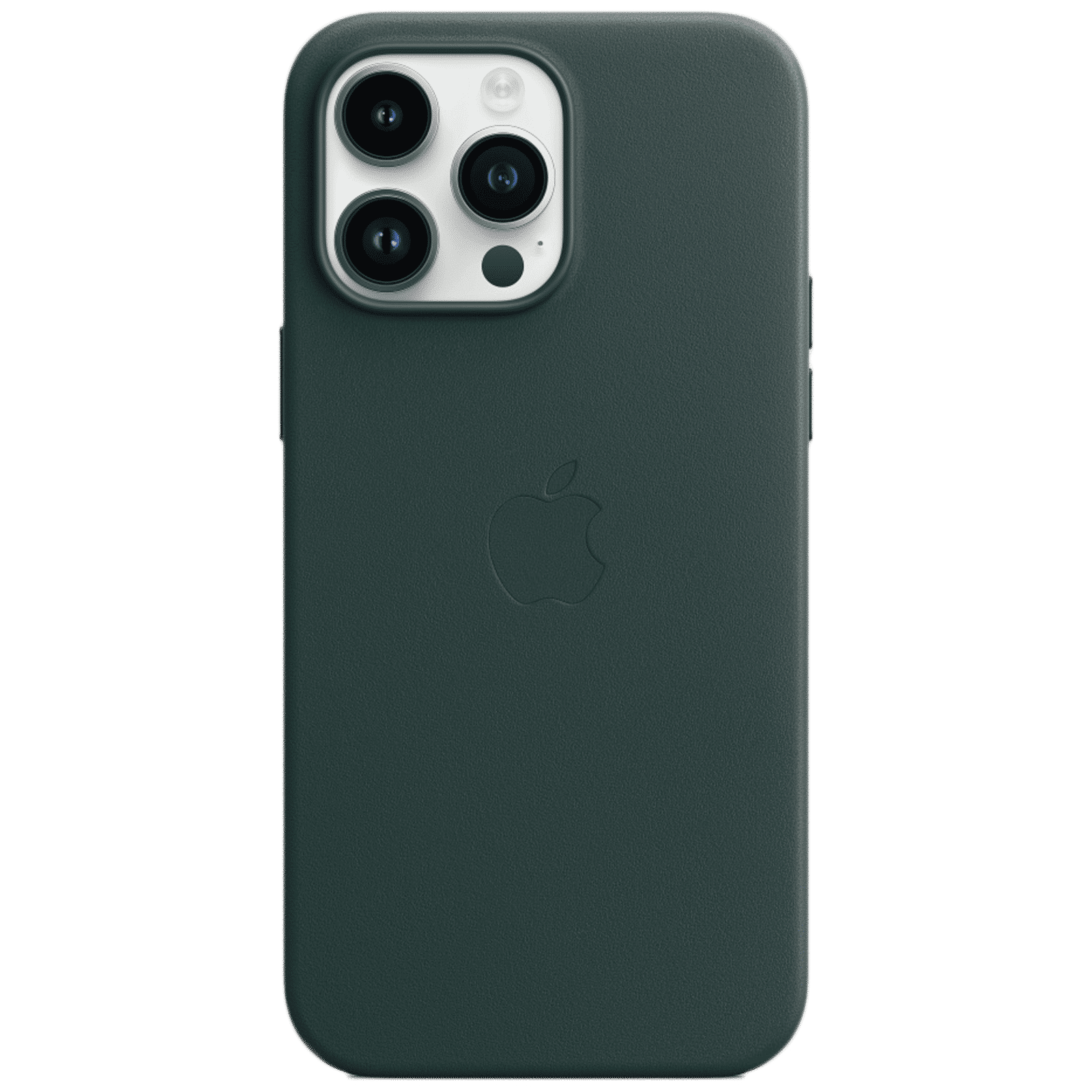 Apple Soft Leather Back Cover for Apple iPhone 14 Pro Max (MagSafe Charging Support, Forest Green) Apple Soft Leather Back Cover for Apple iPhone 14 Pro Max (MagSafe Charging Support, Forest Green)_1