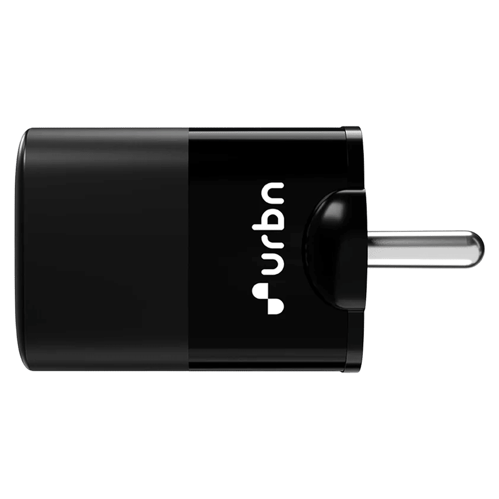 urbn Nano Bolt 65W Type A & Type C 2-Port Fast Charger (Adapter Only, GaN Pro Technology, Black)_6