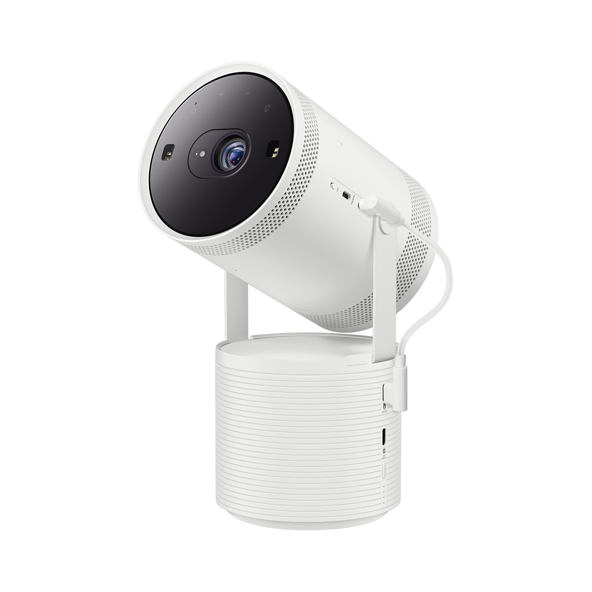 SAMSUNG 60 Watts Freestyle Battery Base for Projectors (Supports Smartphone Charging, VG-FBB3BA/XL, White)_6