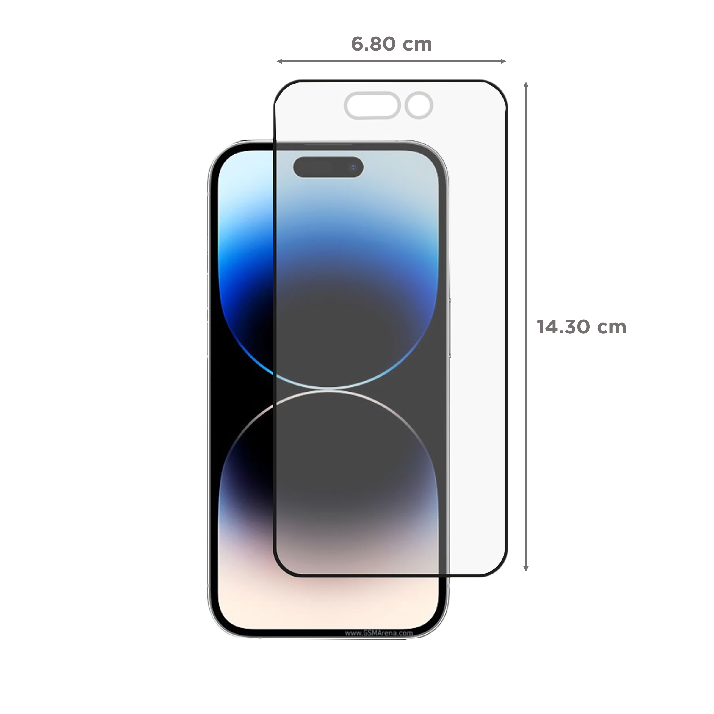 scratchgard Tempered Glass for Apple iPhone 14 Pro (Bubble Proof)_2