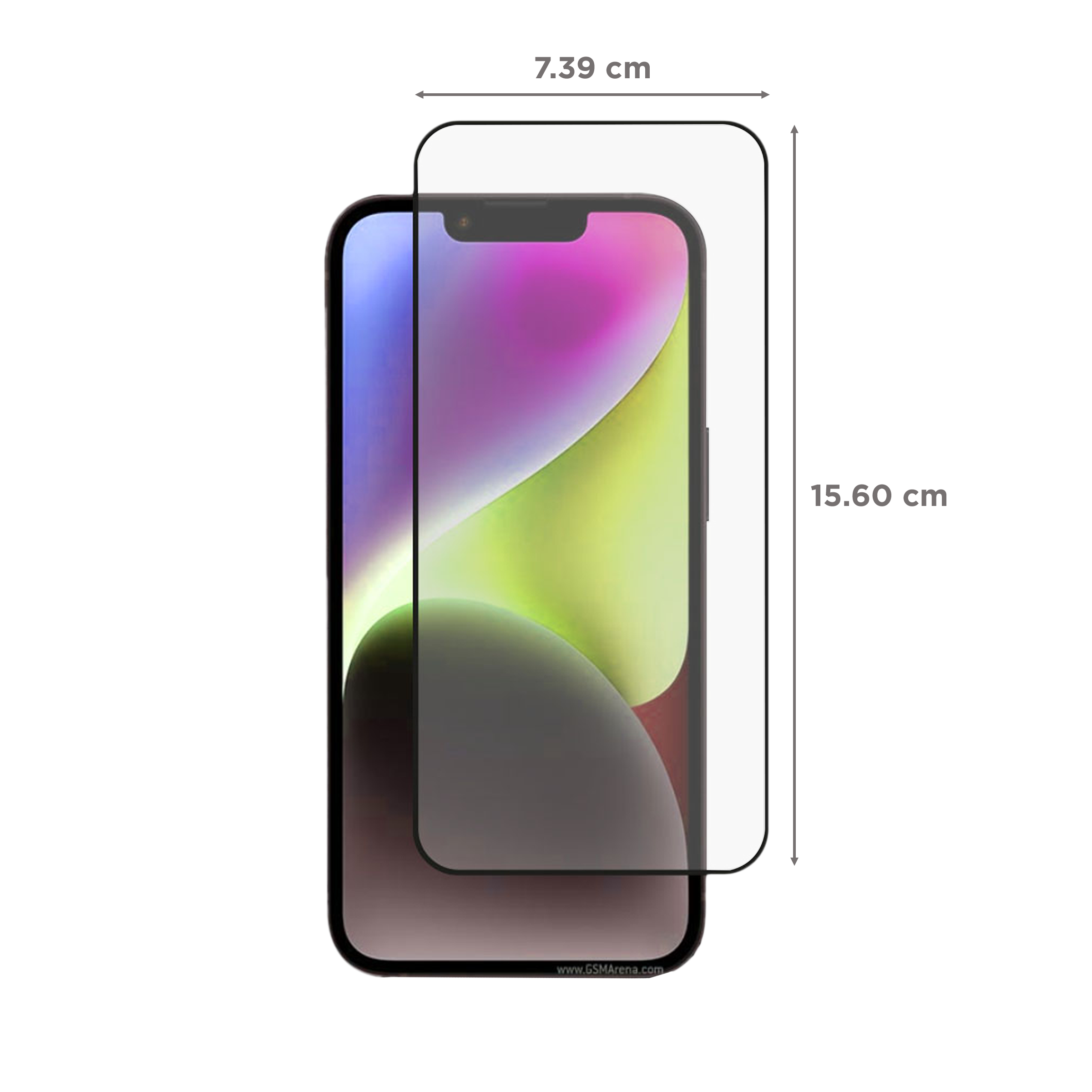 scratchgard Tempered Glass for Apple iPhone 14 Plus (Shatter Resistance)_2