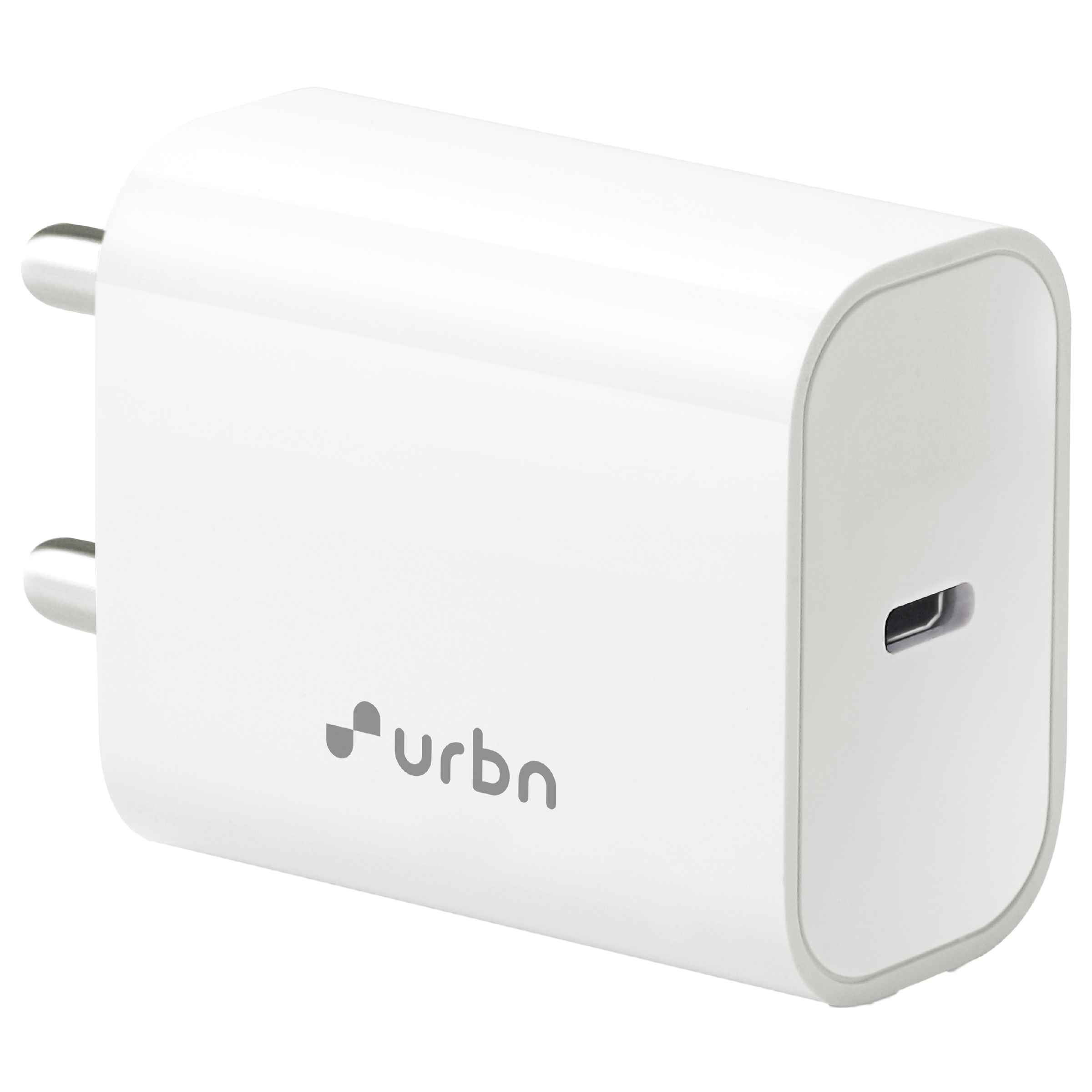urbn 25W Type C Fast Charger (Adapter Only, Short Circuit Control, White)_3