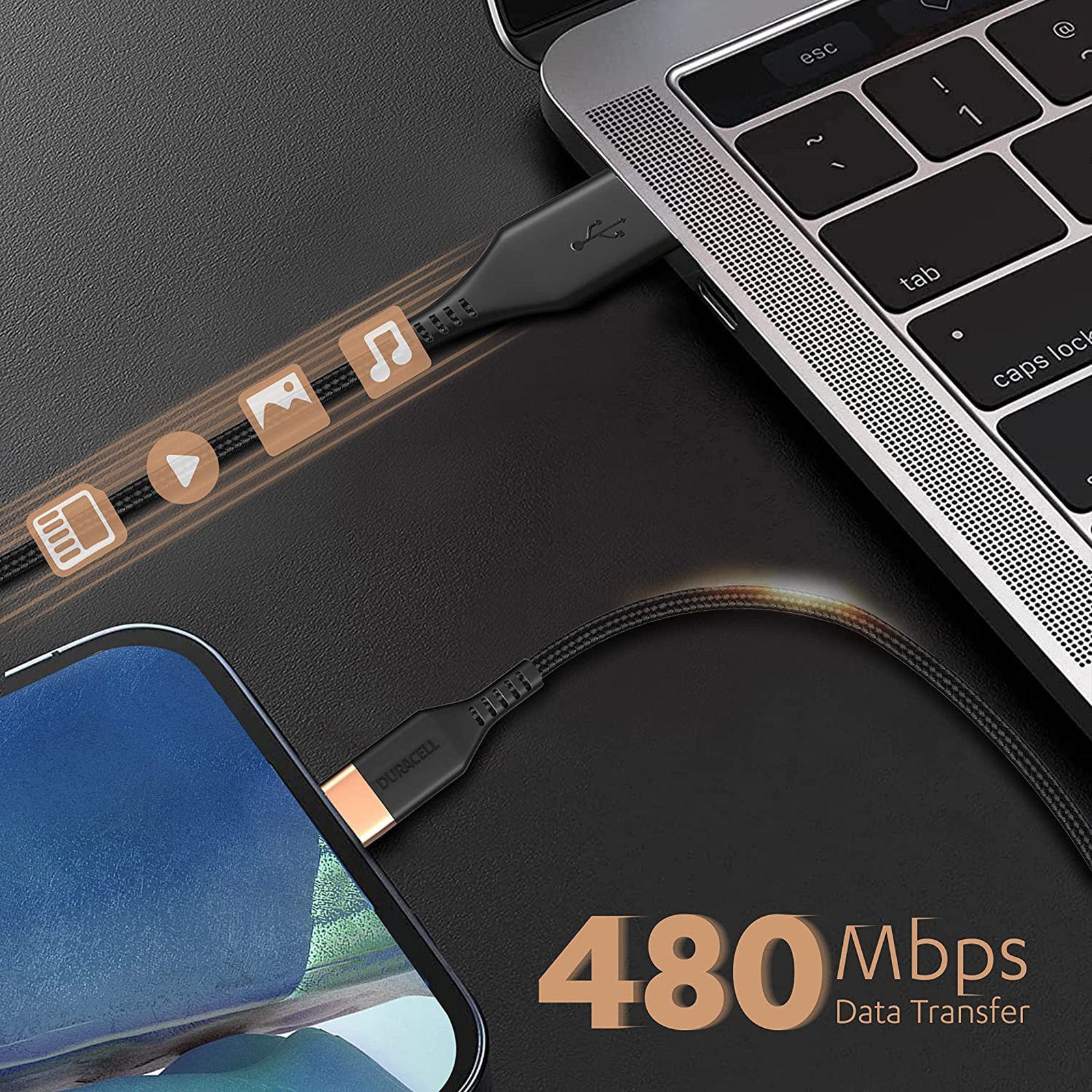 DURACELL 36W Fast Car Charger (Qualcomm Certified, Smart IC Technology, Black)_5