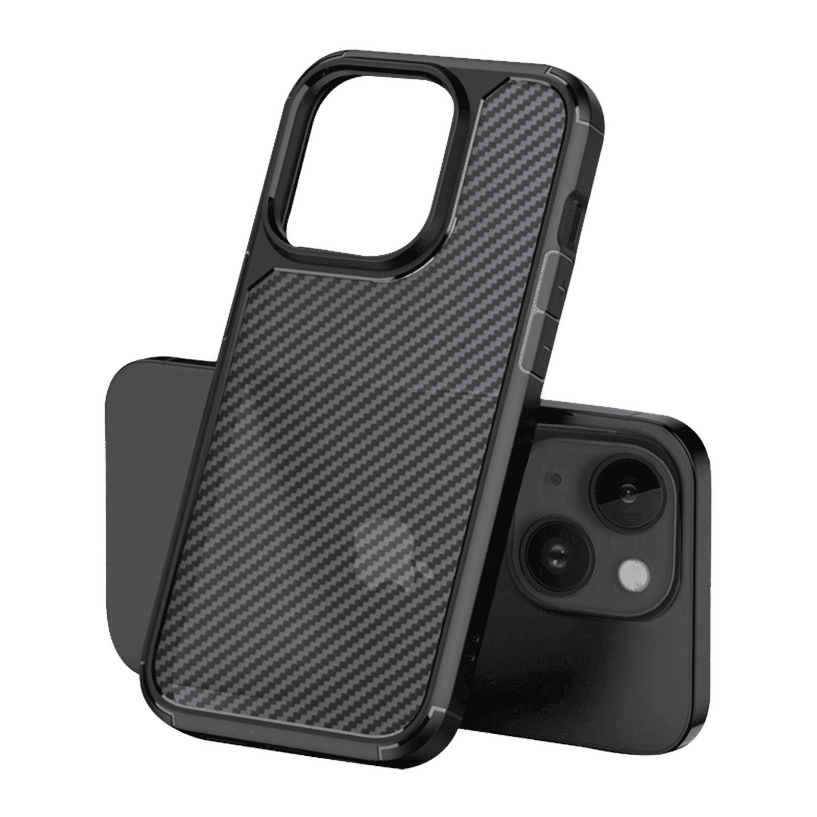 Inbase Carbon Shield Fiber Back Case for Apple iPhone 14 (Anti-Slip Grip, Black) Inbase Carbon Shield Fiber Back Case for Apple iPhone 14 (Anti-Slip Grip, Black)_1