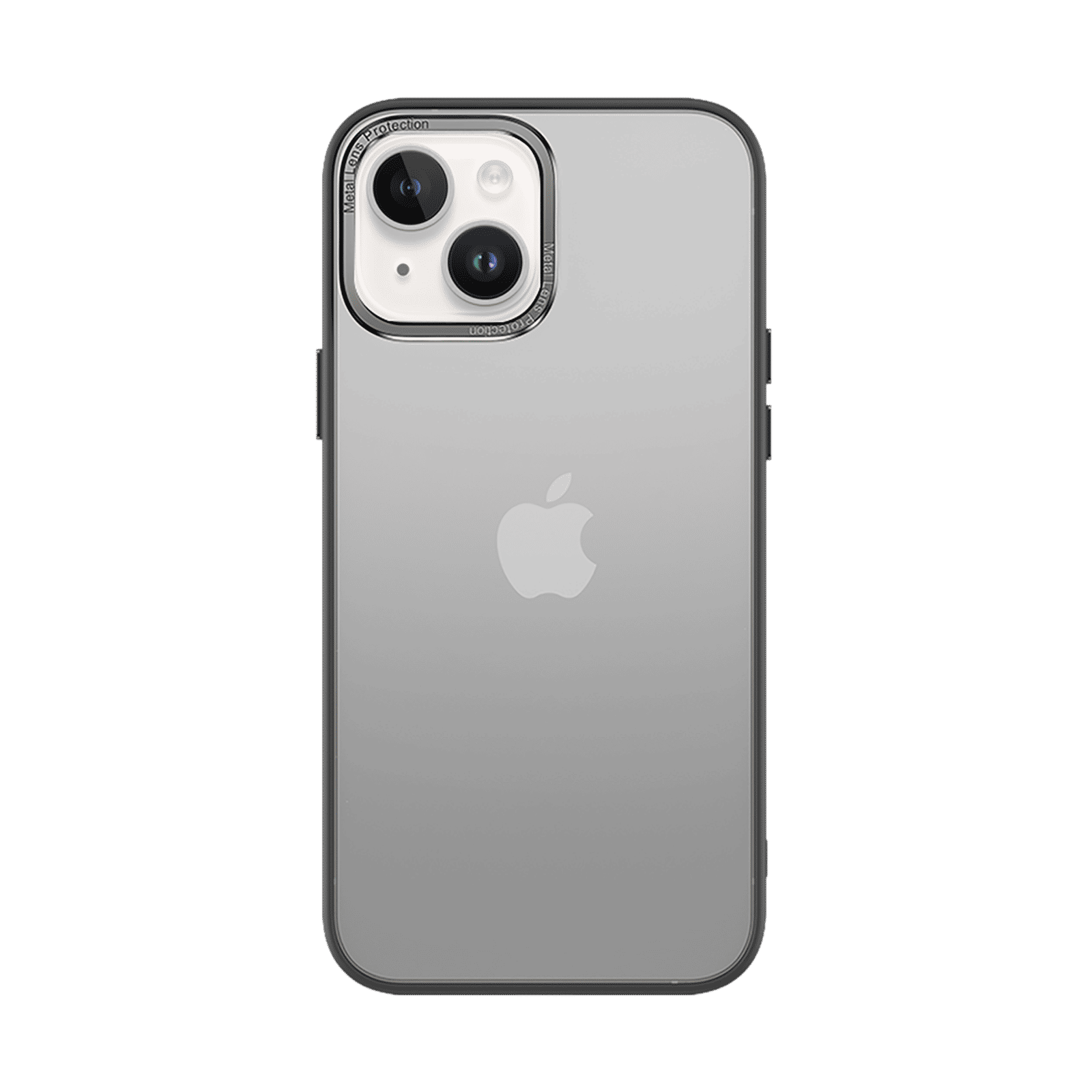 in base Luxe Matte Back Cover for Apple iPhone 14 (Anti-Microbial Body, Black)_1