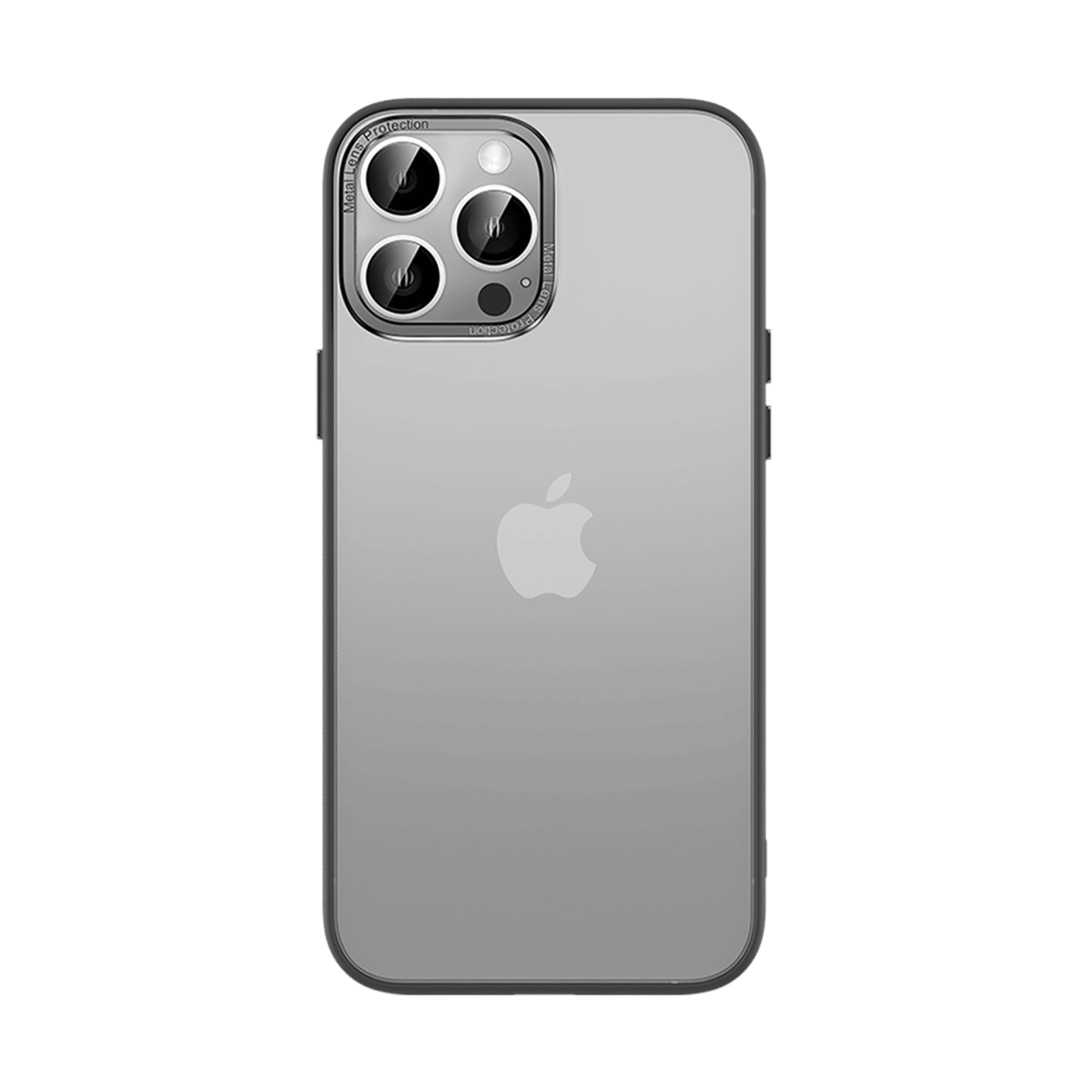 in base Luxe Matte Back Cover for Apple iPhone 14 Pro (Anti-Microbial Body, Black)_1