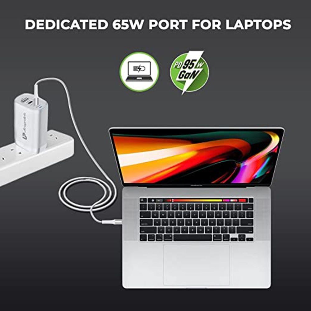 ultraprolink Boost 95W Type A & Type C 3-Port Fast Charger (Type C to Type C, Multi-Layer Protection, White) ultraprolink Boost 95W Type A & Type C 3-Port Fast Charger (Type C to Type C, Multi-Layer Protection, White)_13