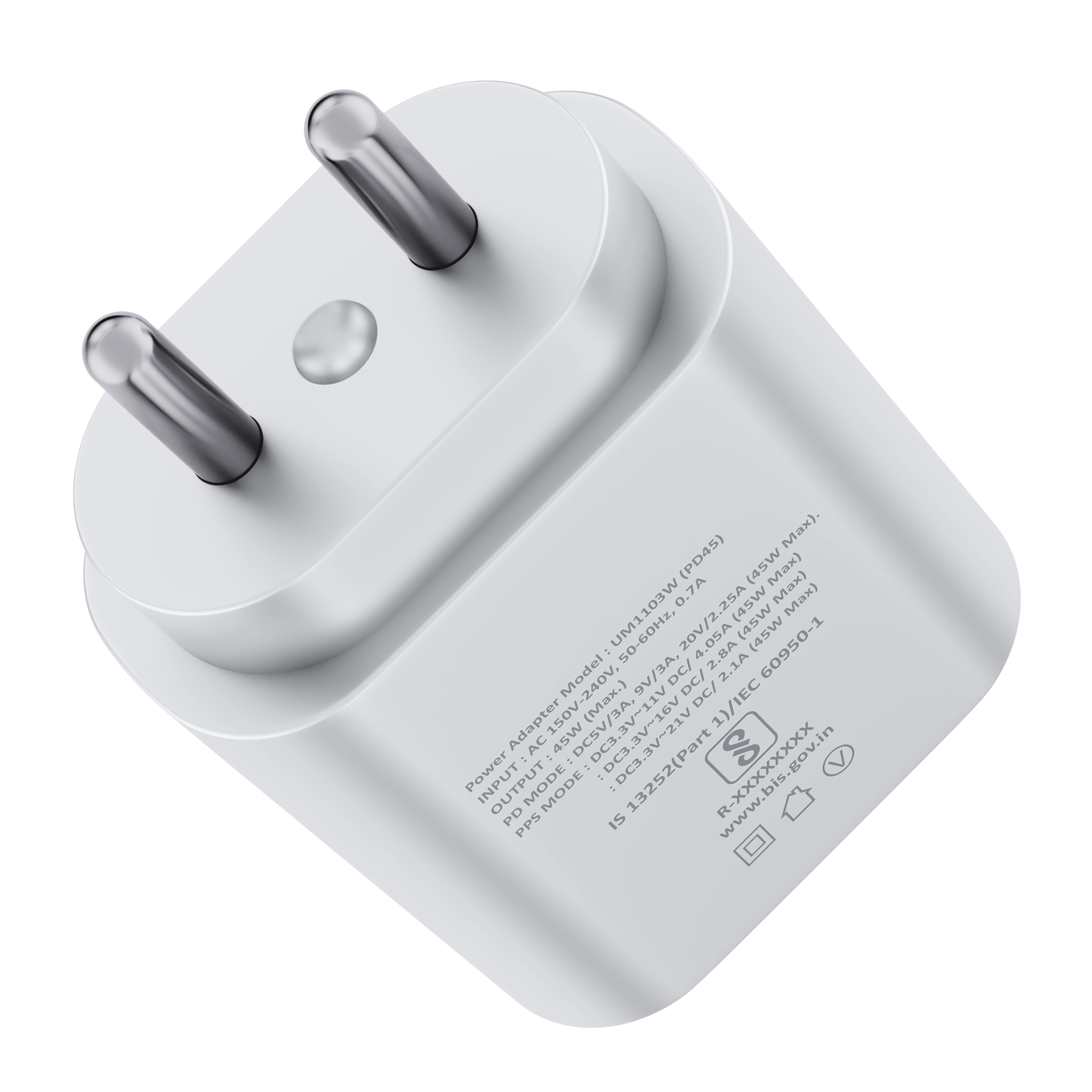 ultraprolink Boost 45W Type C Fast Charger (Type C to Type C, Multi-Layer Protection, White)_14