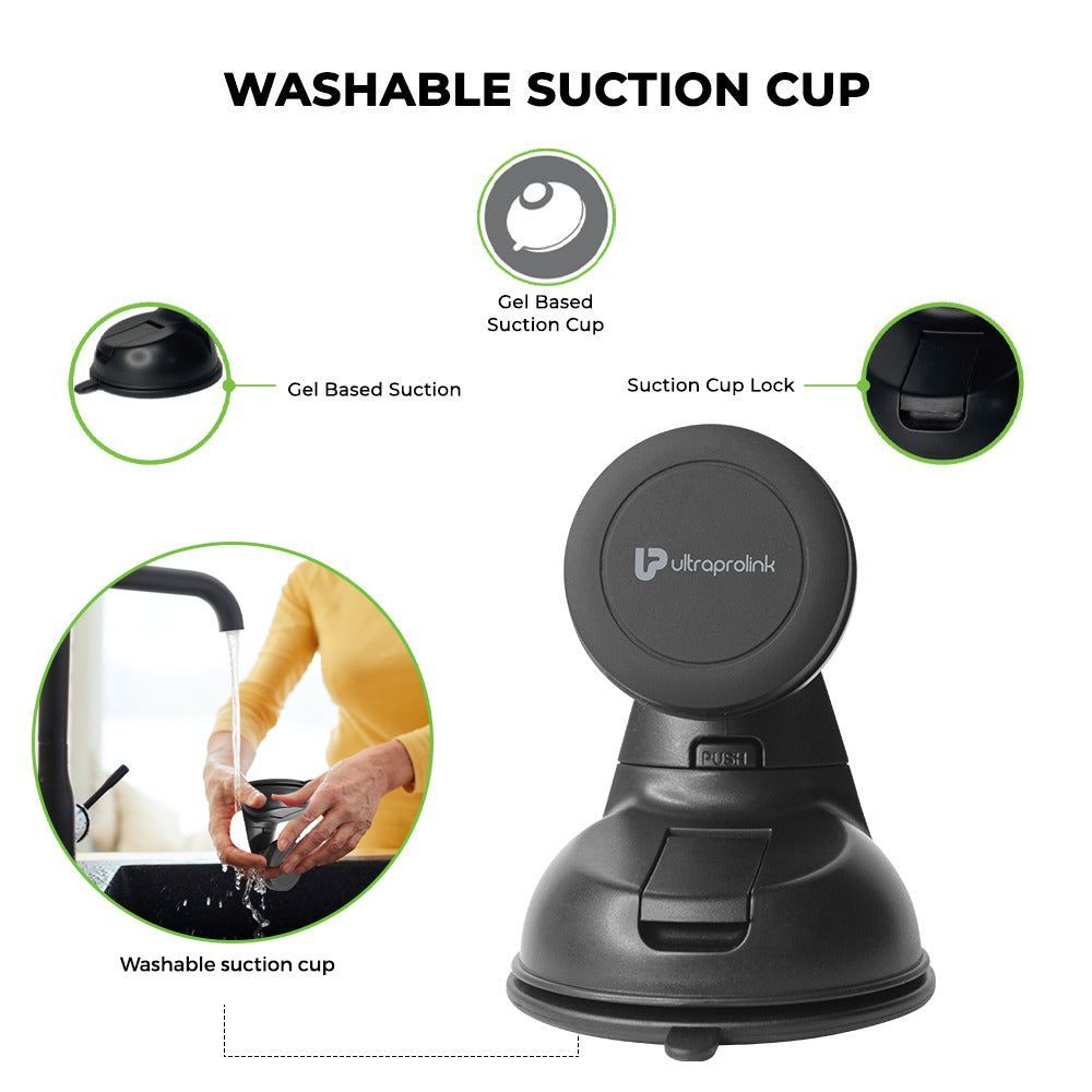 ultraprolink Magneto Mobile Holder (360-Degree Rotatable, UM1100, Black)_4