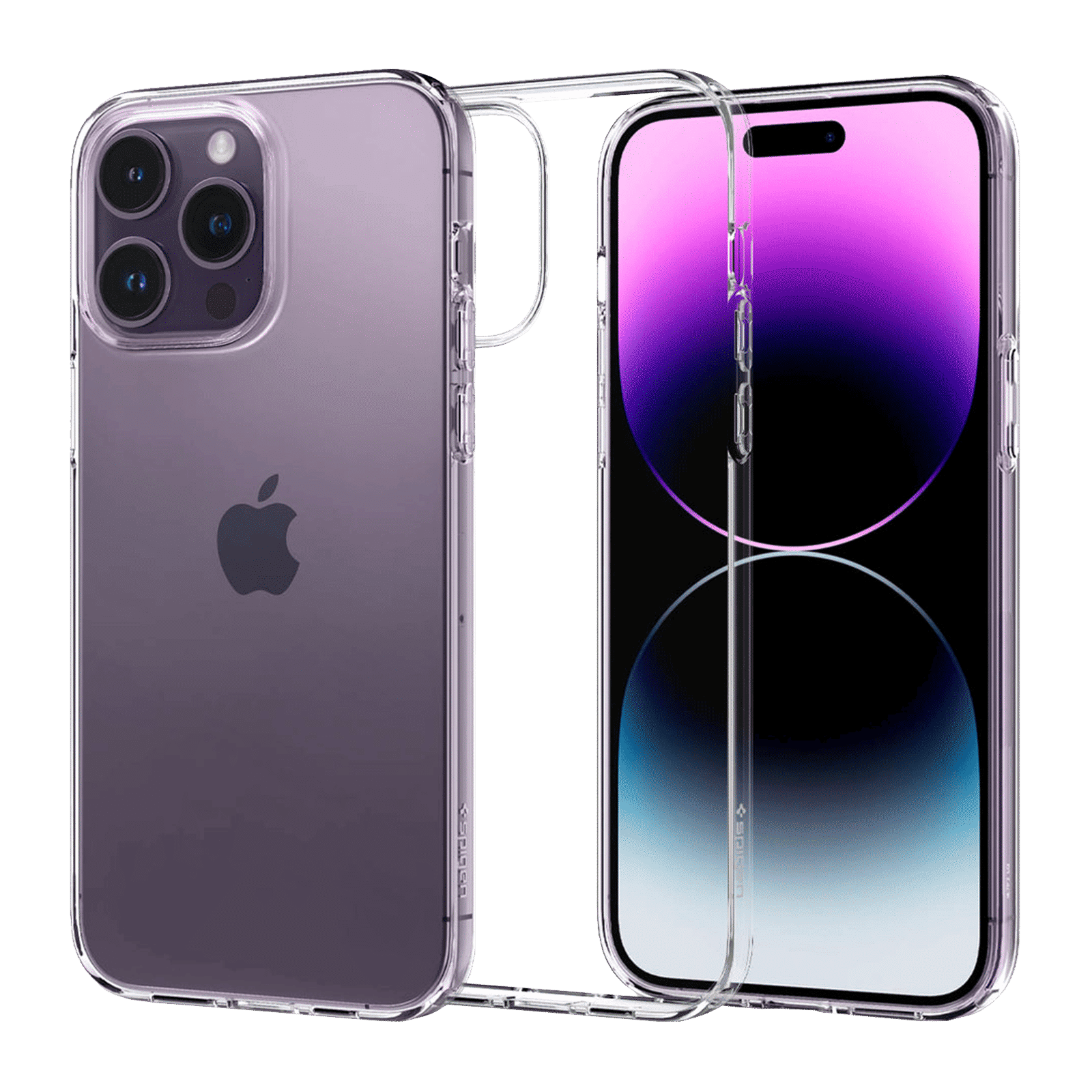 spigen Liquid Crystal TPU Back Case for Apple iPhone 14 Pro Max (Wireless Charging Compatible, Crystal Clear)_1