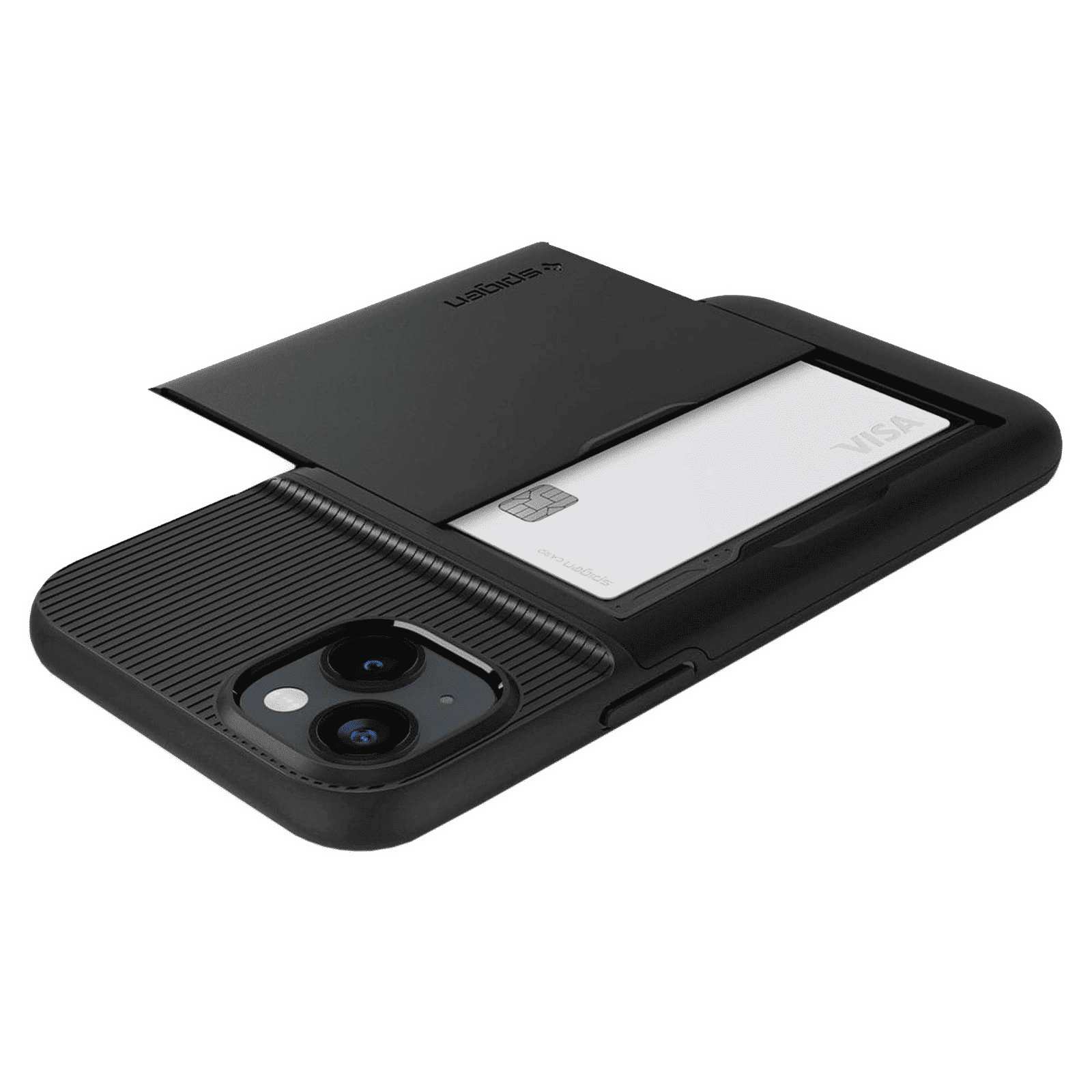 spigen Slim Armor CS TPU & Polycarbonate Back Case for Apple iPhone 14 Plus (Air Cushion Technology, Black)_12