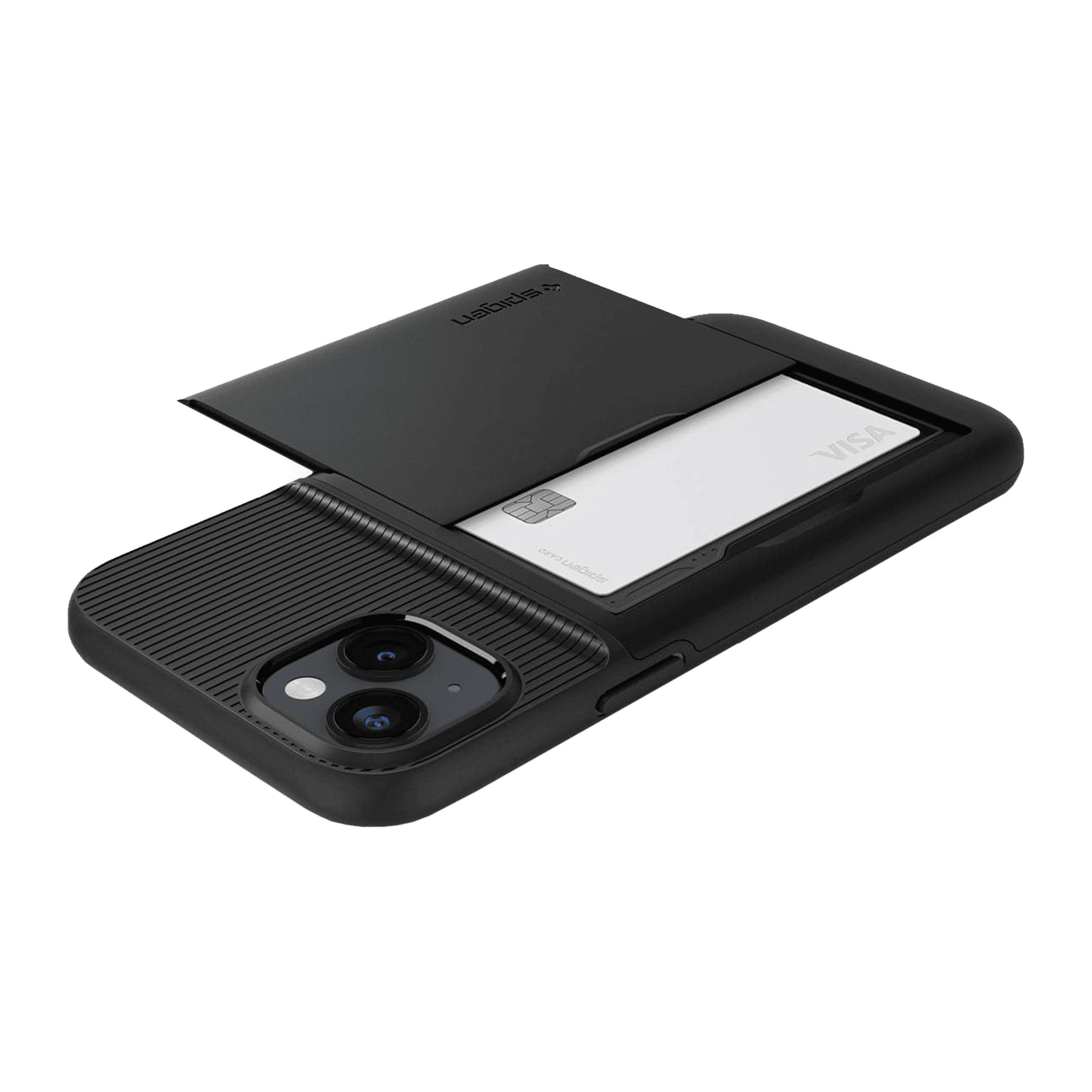 spigen Slim Armor CS TPU & Polycarbonate Back Case for Apple iPhone 14 Plus (Air Cushion Technology, Black)_8