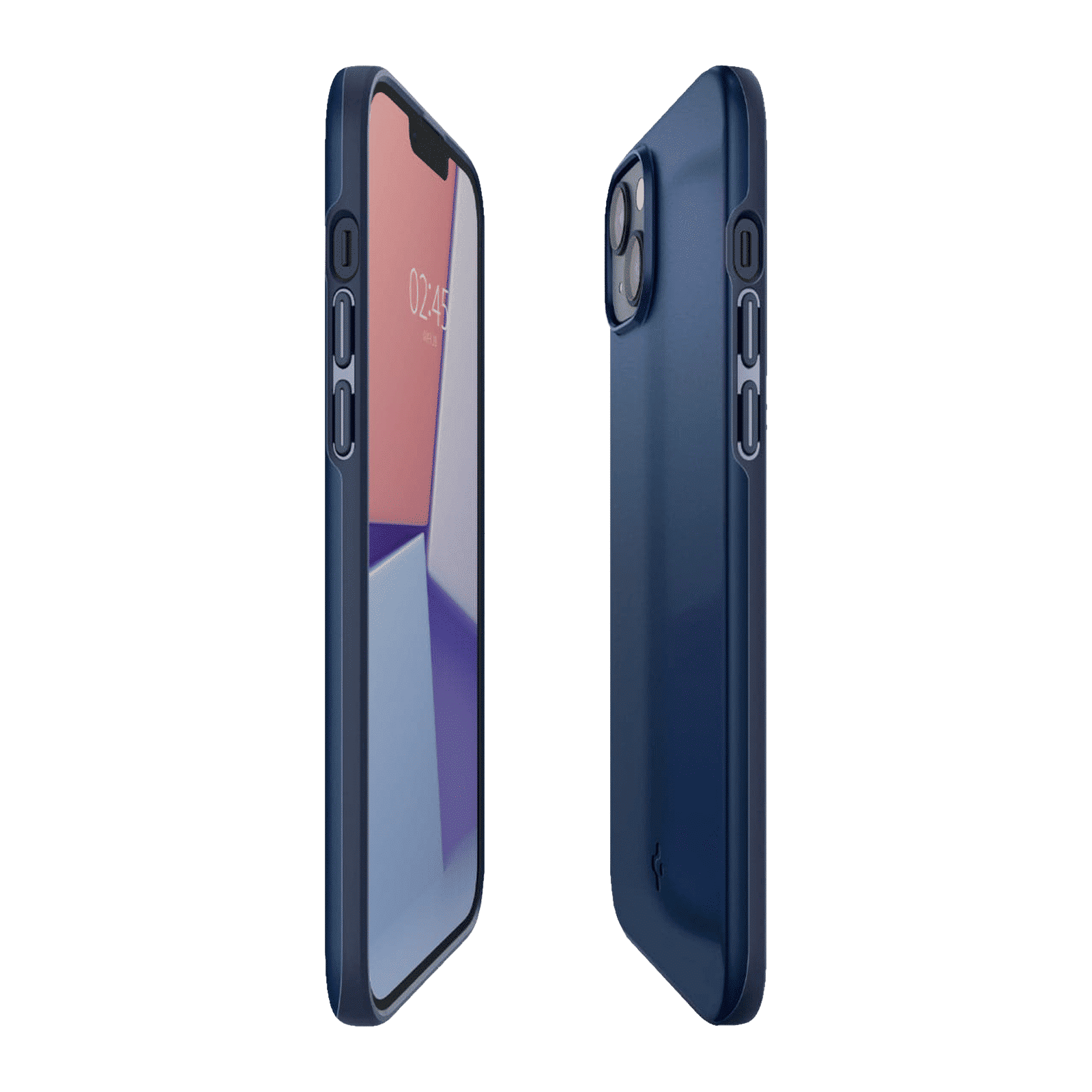 spigen Thin Fit TPU & Polycarbonate Back Case for Apple iPhone 14 Plus (Wireless Charging Compatible, Navy Blue) spigen Thin Fit TPU & Polycarbonate Back Case for Apple iPhone 14 Plus (Wireless Charging Compatible, Navy Blue)_14