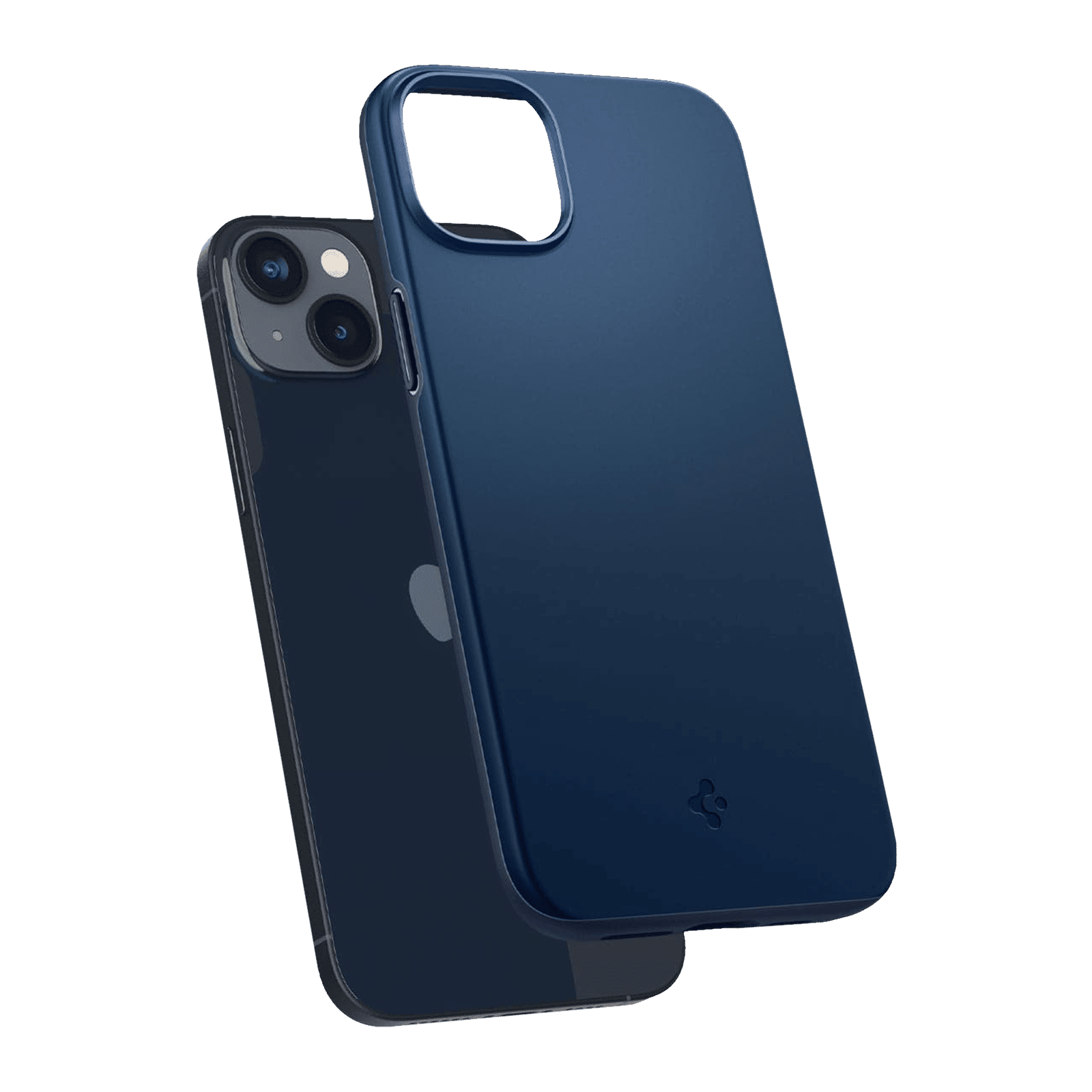 spigen Thin Fit TPU & Polycarbonate Back Case for Apple iPhone 14 Plus (Wireless Charging Compatible, Navy Blue) spigen Thin Fit TPU & Polycarbonate Back Case for Apple iPhone 14 Plus (Wireless Charging Compatible, Navy Blue)_15