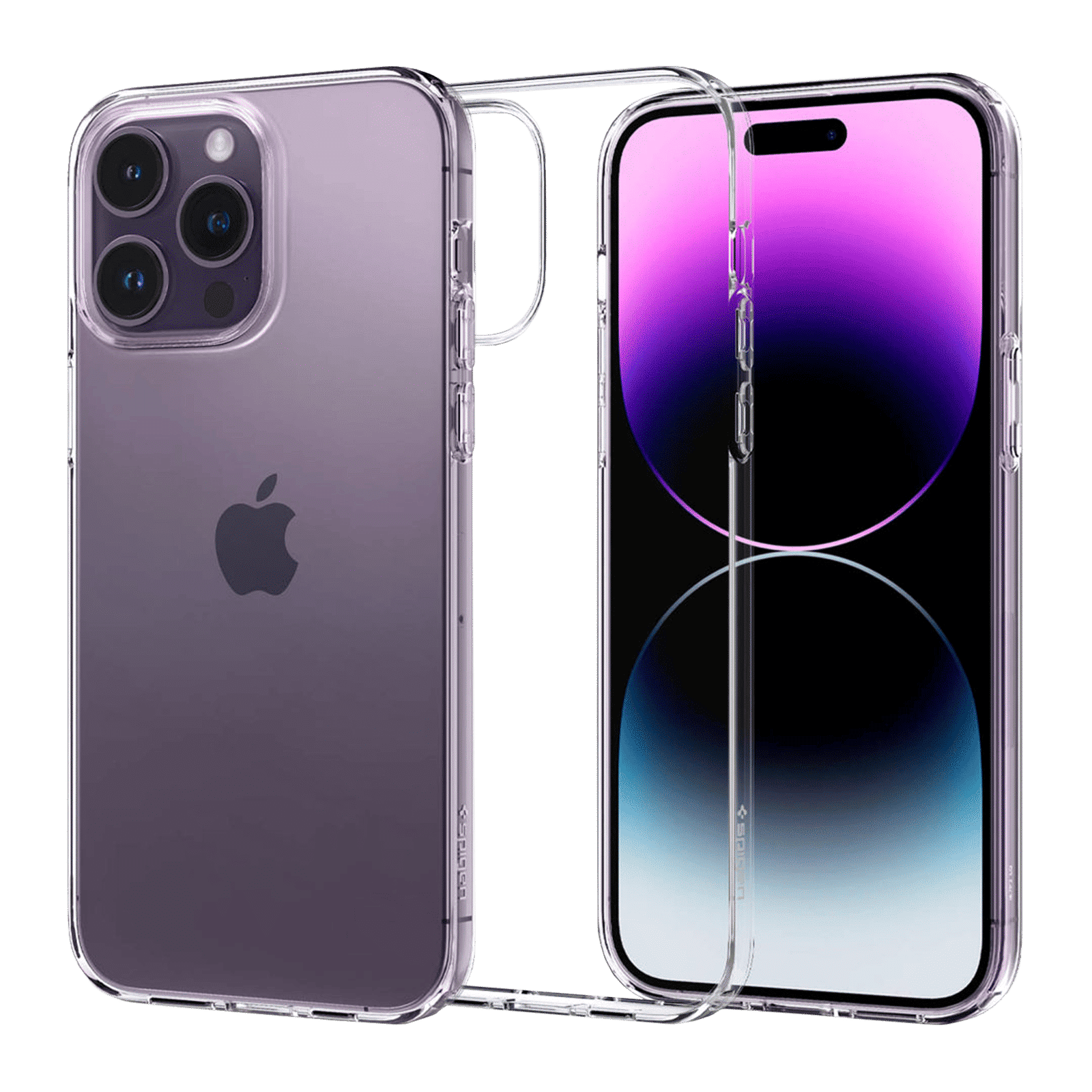 spigen Liquid Crystal TPU Back Case for Apple iPhone 14 Pro (Wireless Charging Compatible, Crystal Clear)_1