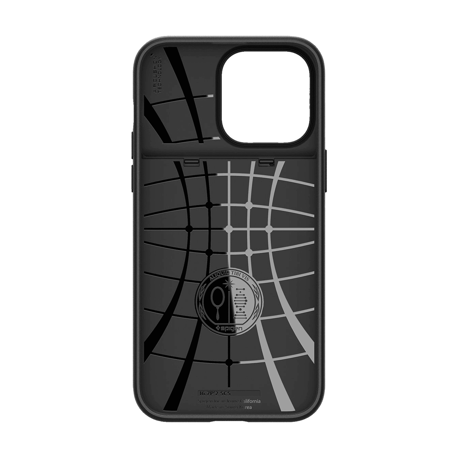 spigen Slim Armor CS TPU & Polycarbonate Back Case for Apple iPhone 14 Pro (Air Cushion Technology, Metal Slate) spigen Slim Armor CS TPU & Polycarbonate Back Case for Apple iPhone 14 Pro (Air Cushion Technology, Metal Slate)_4