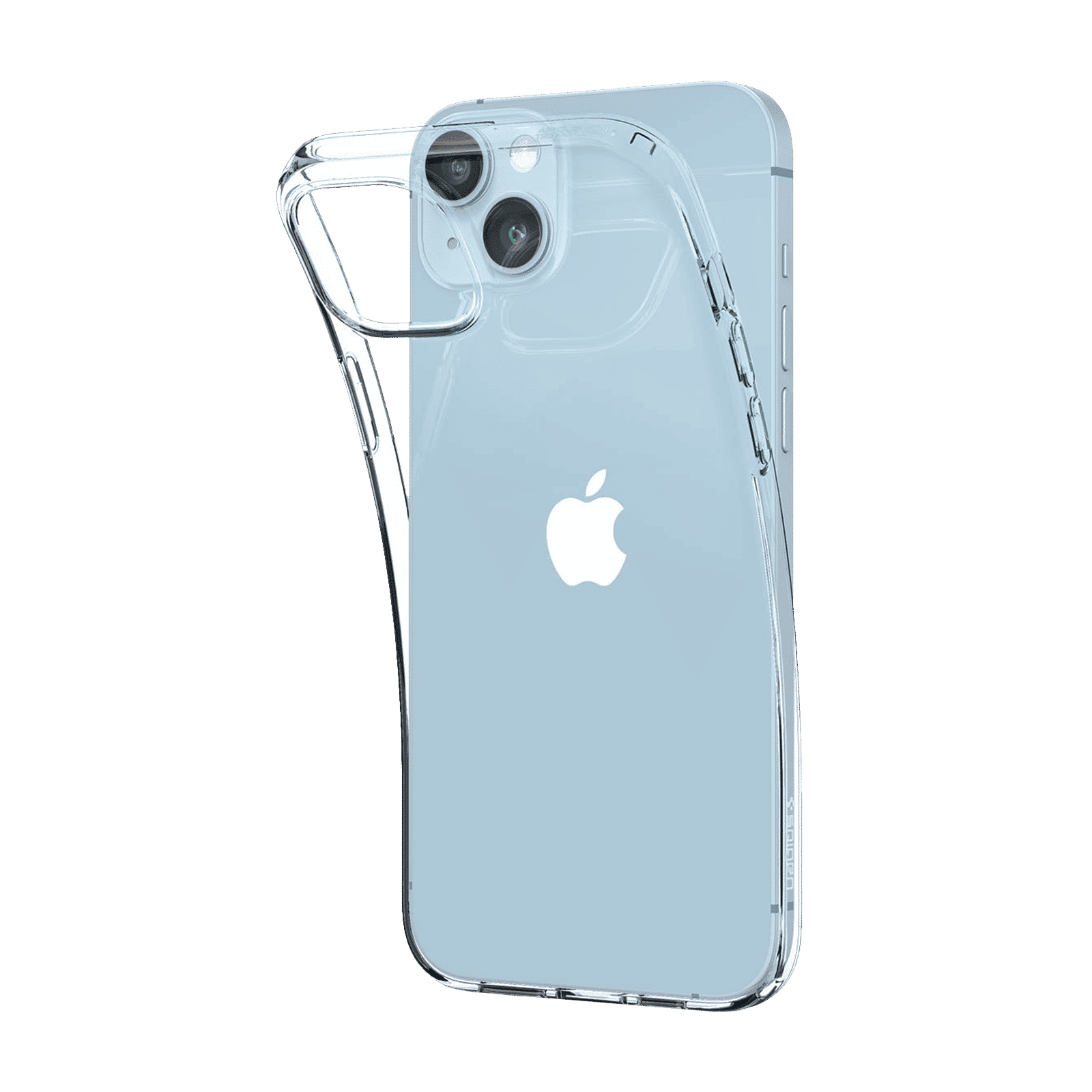 spigen Liquid Crystal TPU Back Case for Apple iPhone 14 (Wireless Charging Compatible, Crystal Clear)_13