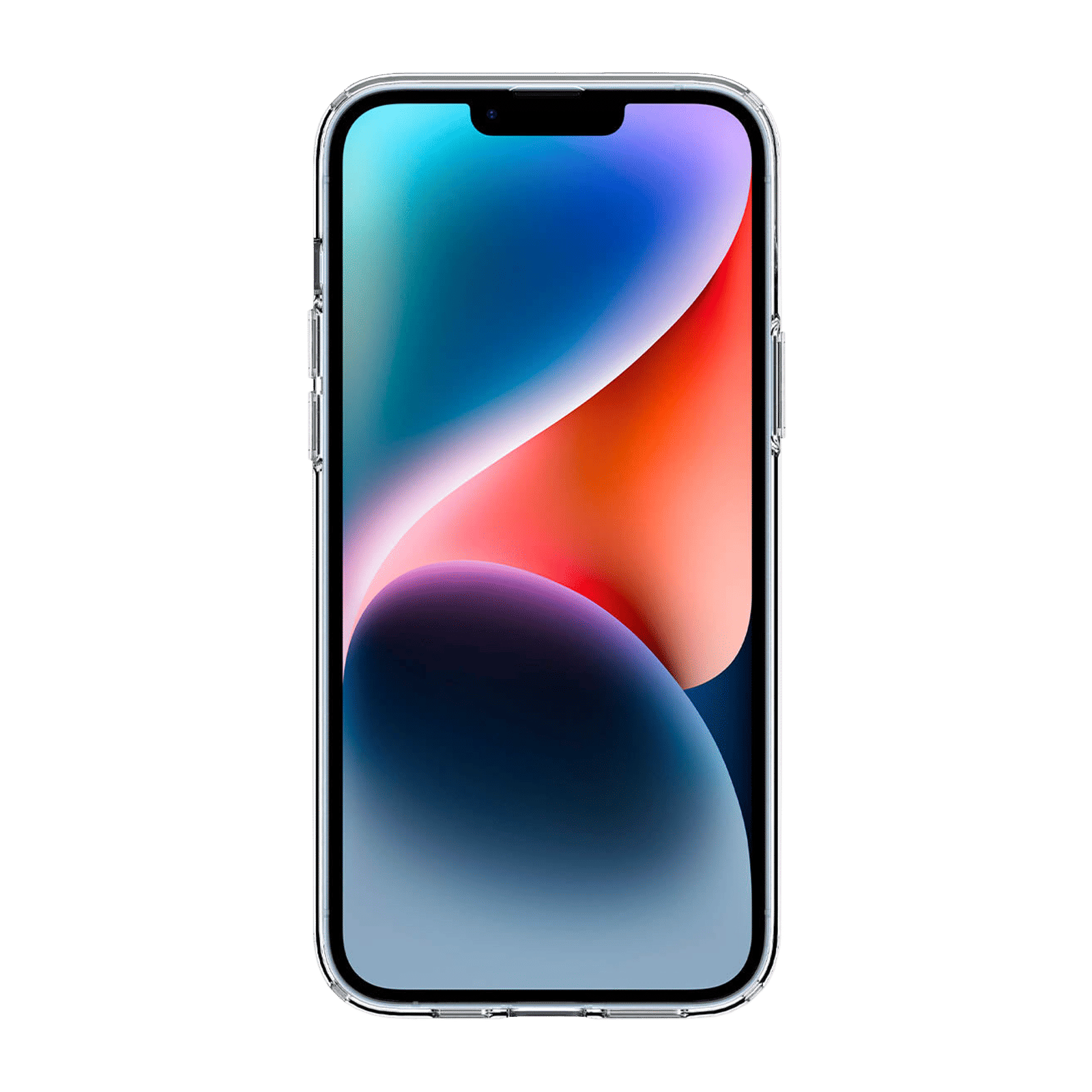 spigen Liquid Crystal TPU Back Case for Apple iPhone 14 (Wireless Charging Compatible, Crystal Clear)_7