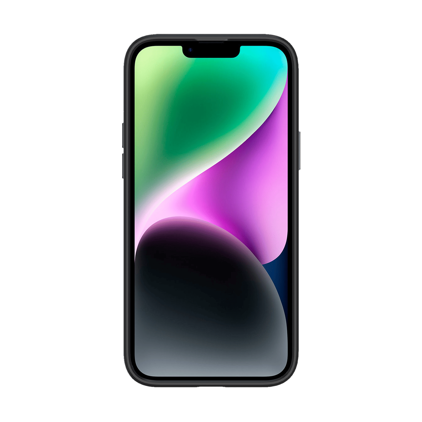 spigen Ultra Hybrid TPU & Polycarbonate Back Case for Apple iPhone 14 (Wireless Charging Compatible, Matte Black)_10