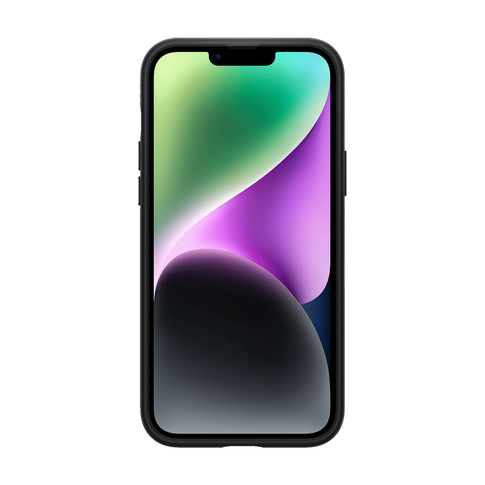 spigen Slim Armor CS TPU & Polycarbonate Back Case for Apple iPhone 14 (Air Cushion Technology, Black)_12