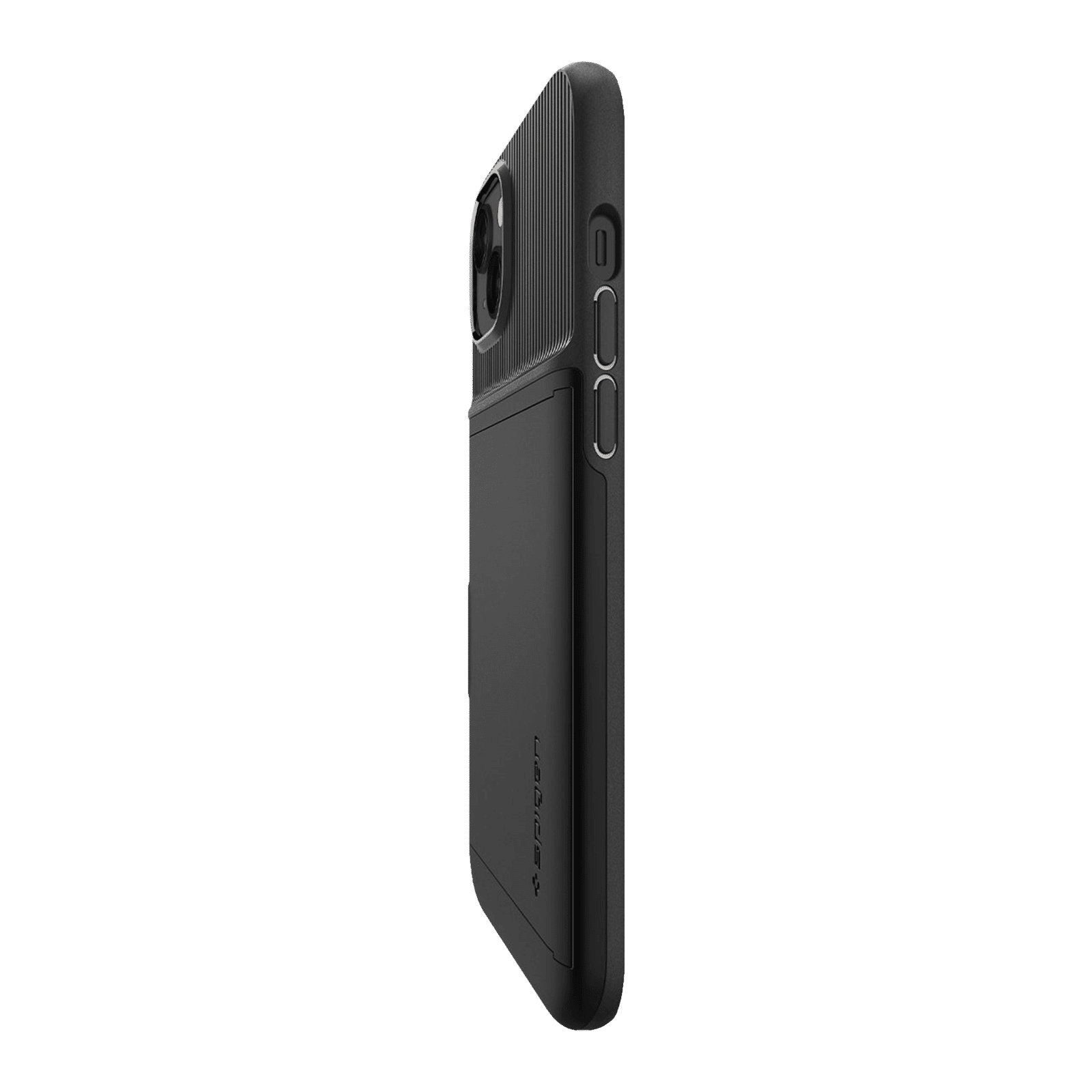 spigen Slim Armor CS TPU & Polycarbonate Back Case for Apple iPhone 14 (Air Cushion Technology, Black)_16