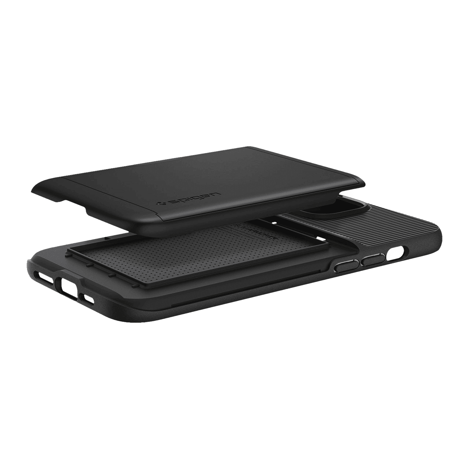 spigen Slim Armor CS TPU & Polycarbonate Back Case for Apple iPhone 14 (Air Cushion Technology, Black)_8