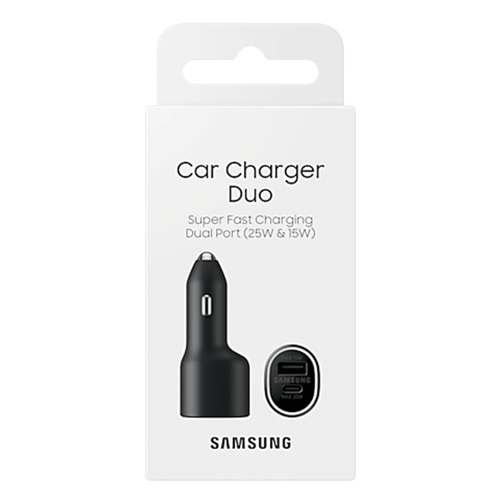 SAMSUNG 40W Type A & Type C 2-Port Fast Charger (Adapter Only, 2-in-1 Charger, Black)_5