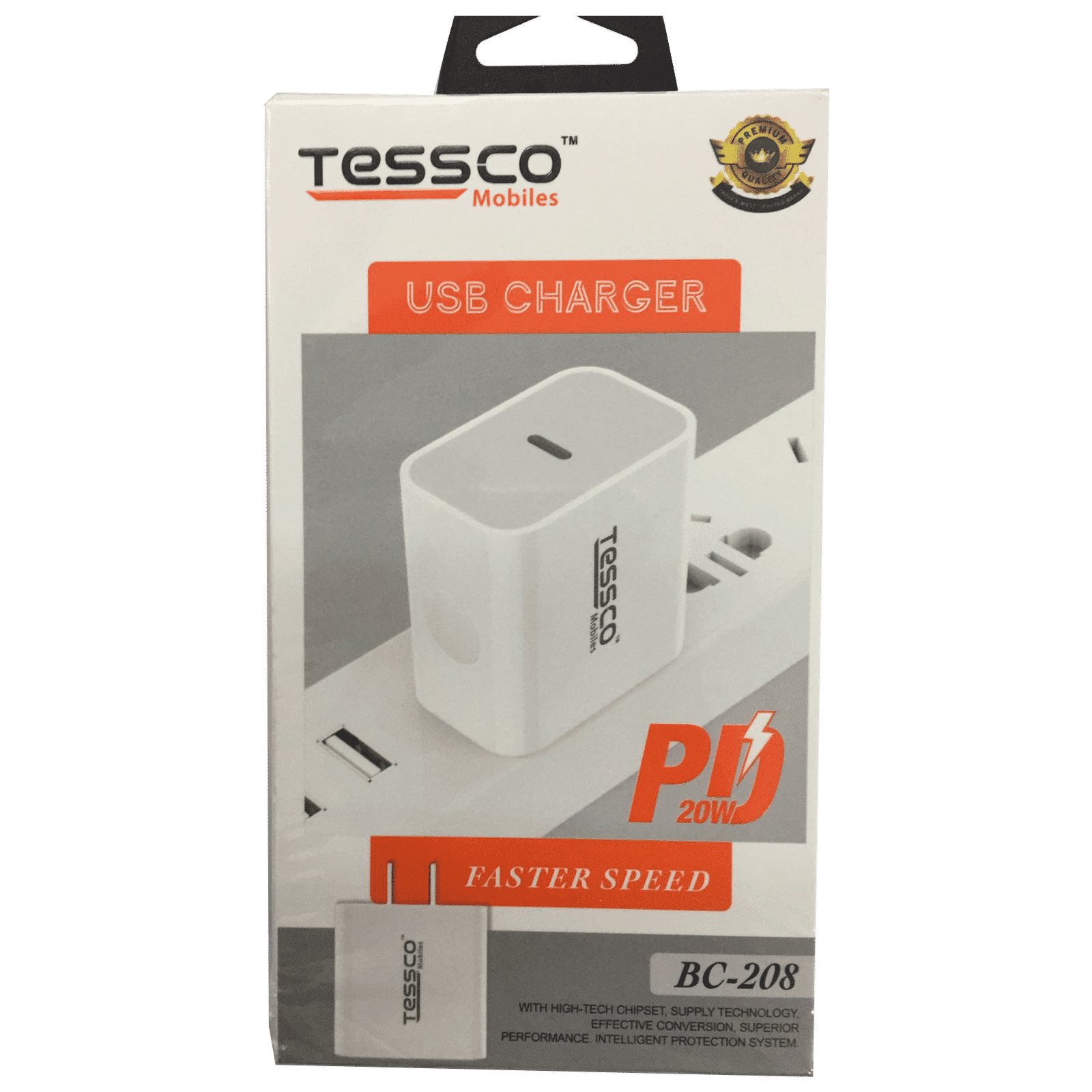 Tessco Mobiles TBC208 20W Type C Fast Charger (Adapter Only, Over Current Protection, White) Tessco Mobiles TBC208 20W Type C Fast Charger (Adapter Only, Over Current Protection, White)_6