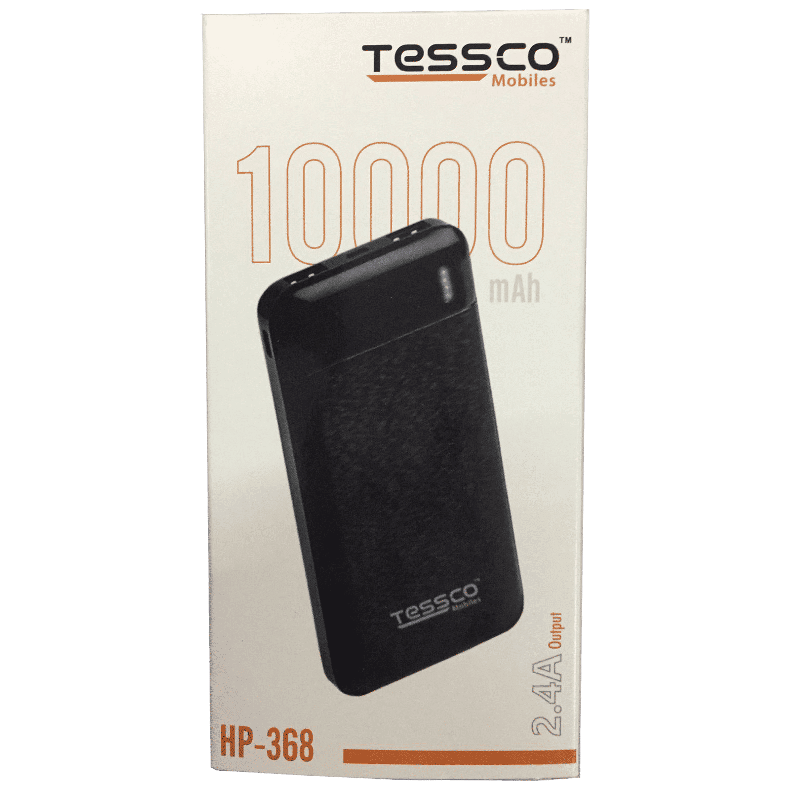 Tessco Mobiles HP-368 10000 mAh 37W Fast Charging Power Bank (2 Type A, 1 Type C & Micro B, Plastic Body Material, Lightweight Design, Black)_4