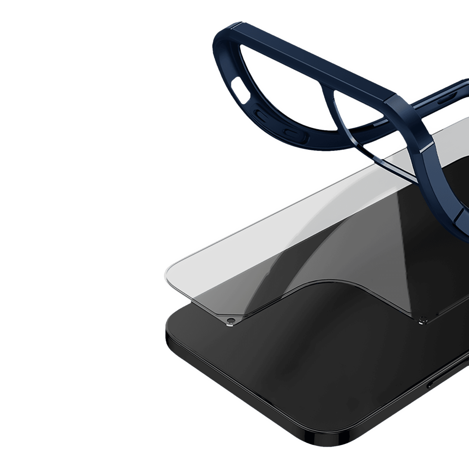 GRIPP Defender Hard Polycarbonate & TPU Back Cover for Apple iPhone 14 Plus (Supports Wireless Charging, Blue)_9