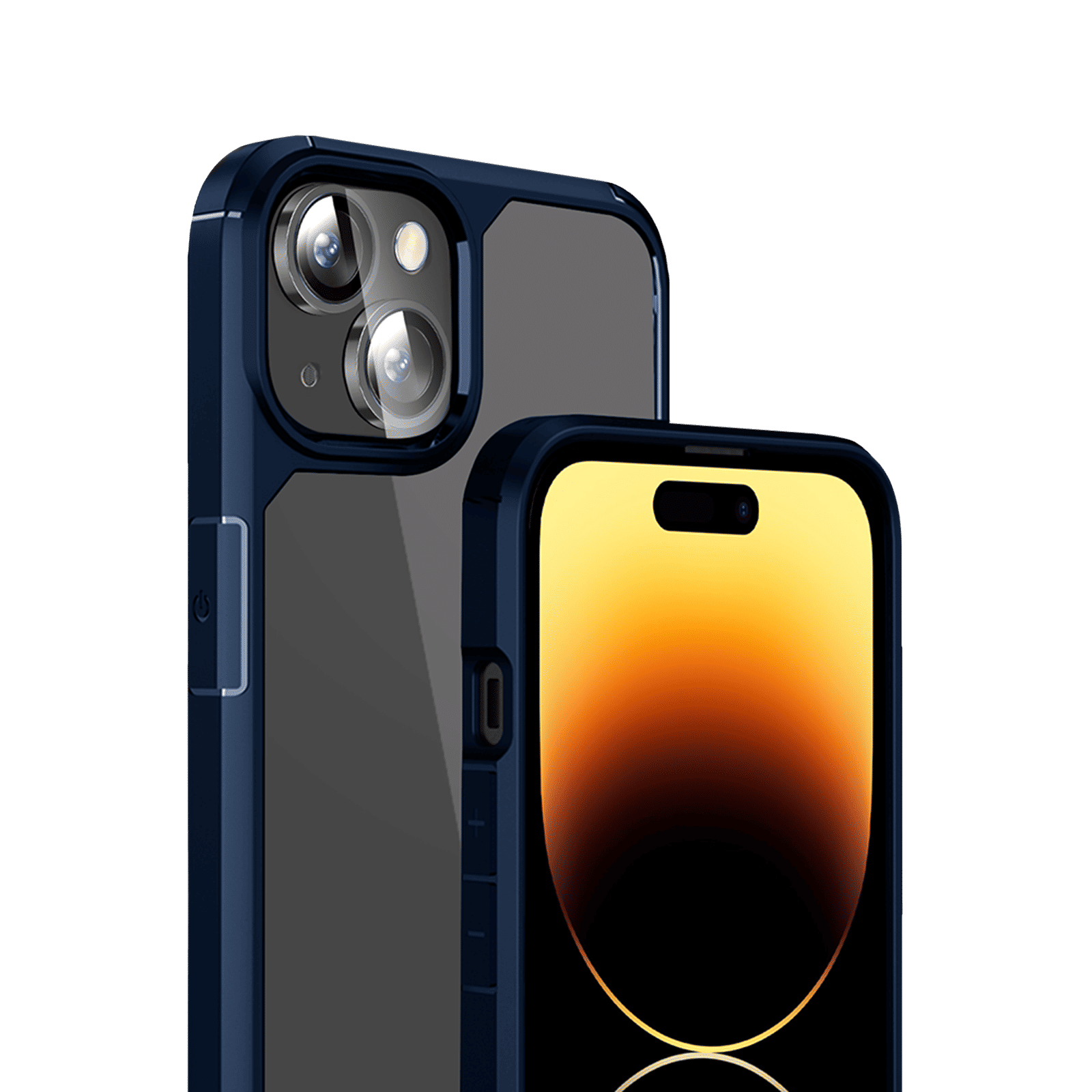 GRIPP Defender Hard Polycarbonate & TPU Back Cover for Apple iPhone 14 Plus (Supports Wireless Charging, Blue)_4