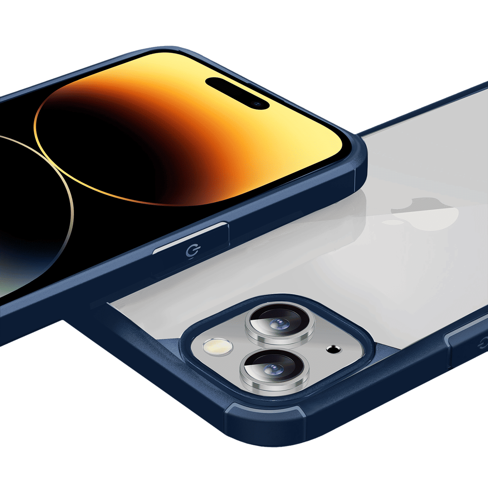 GRIPP Defender Hard Polycarbonate & TPU Back Cover for Apple iPhone 14 Plus (Supports Wireless Charging, Blue)_7