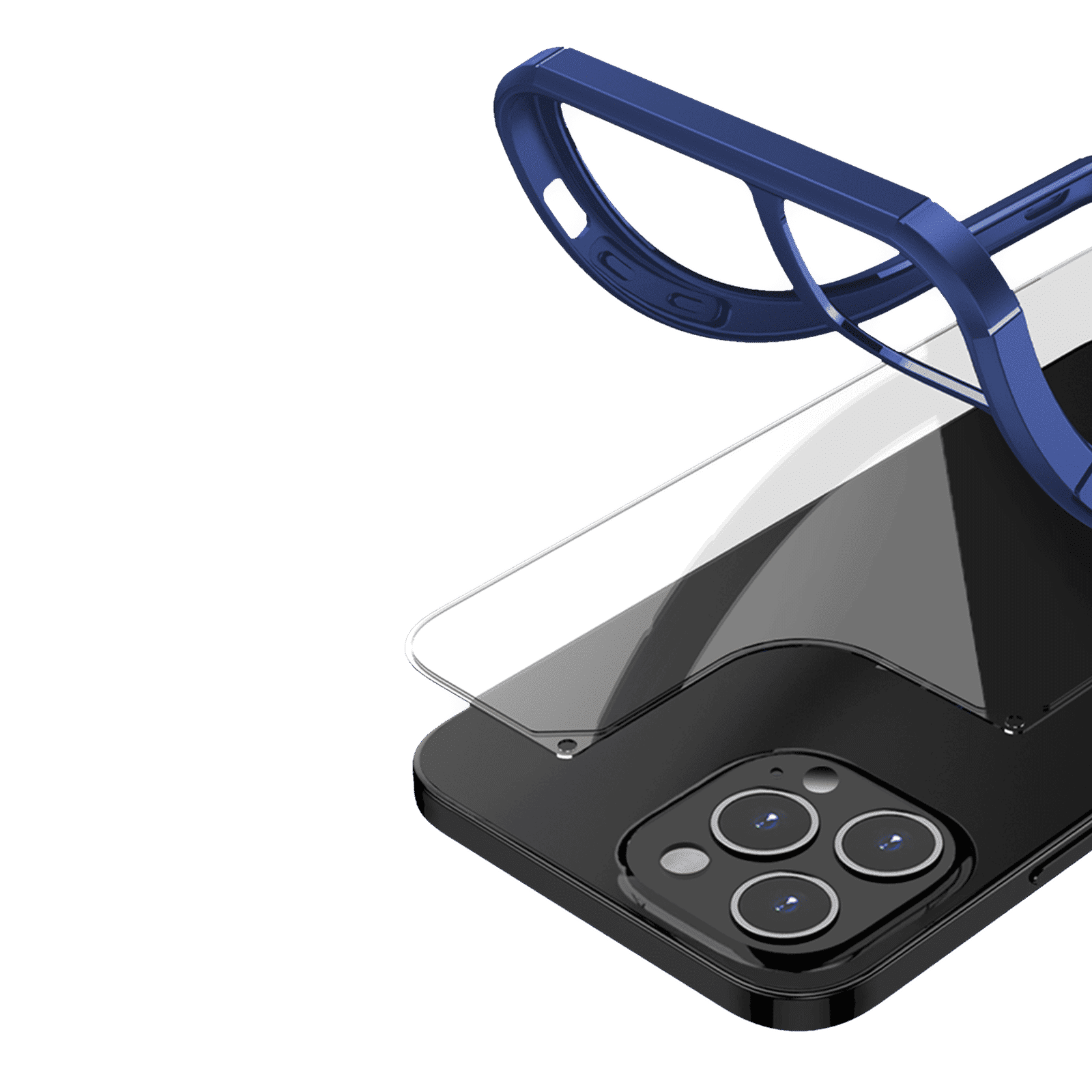 GRIPP Defender Hard TPU, Polycarbonate Back Case for Apple iPhone 14 Pro Max (Drop Protection, Blue)_8