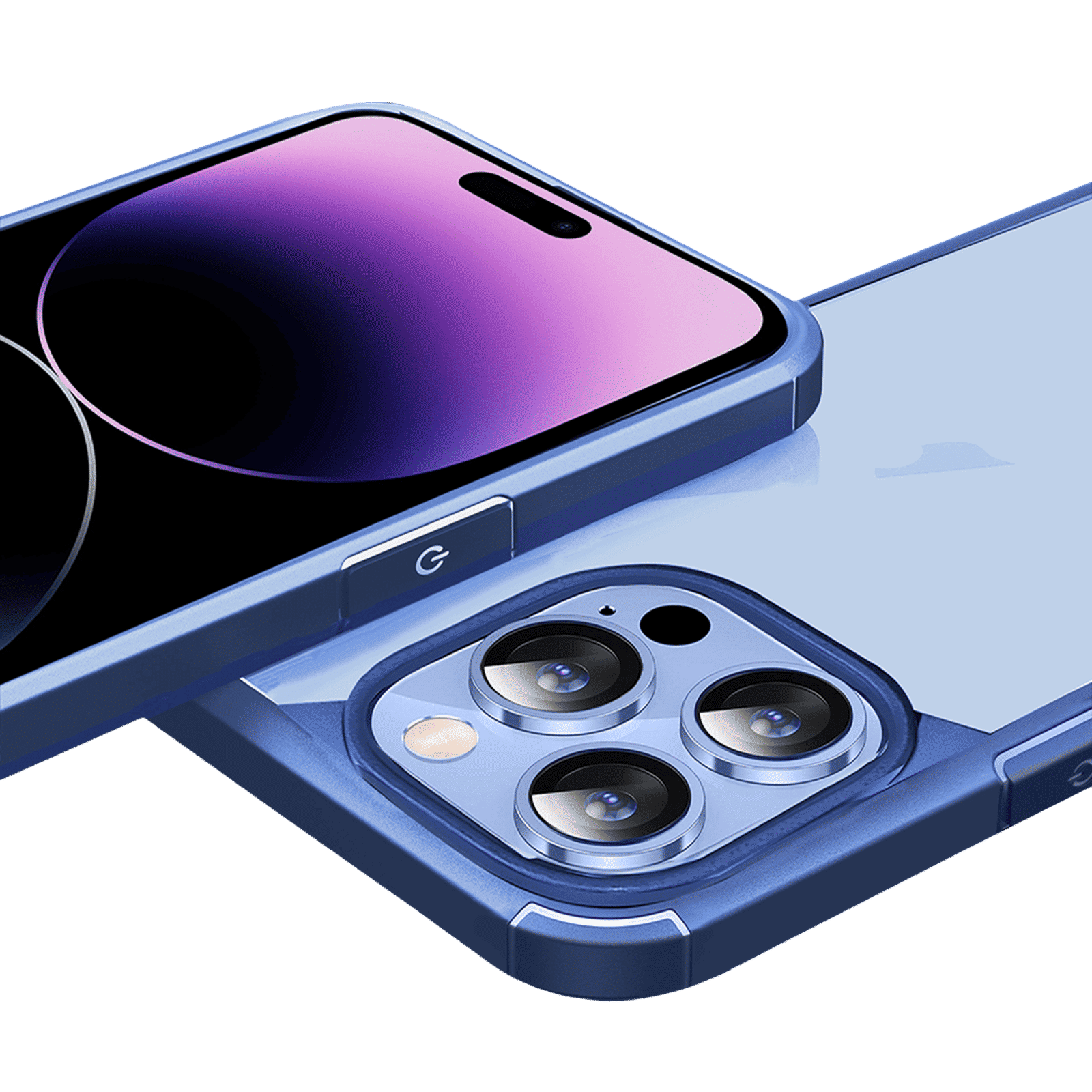 GRIPP Defender Hard TPU, Polycarbonate Back Case for Apple iPhone 14 Pro Max (Drop Protection, Blue)_10