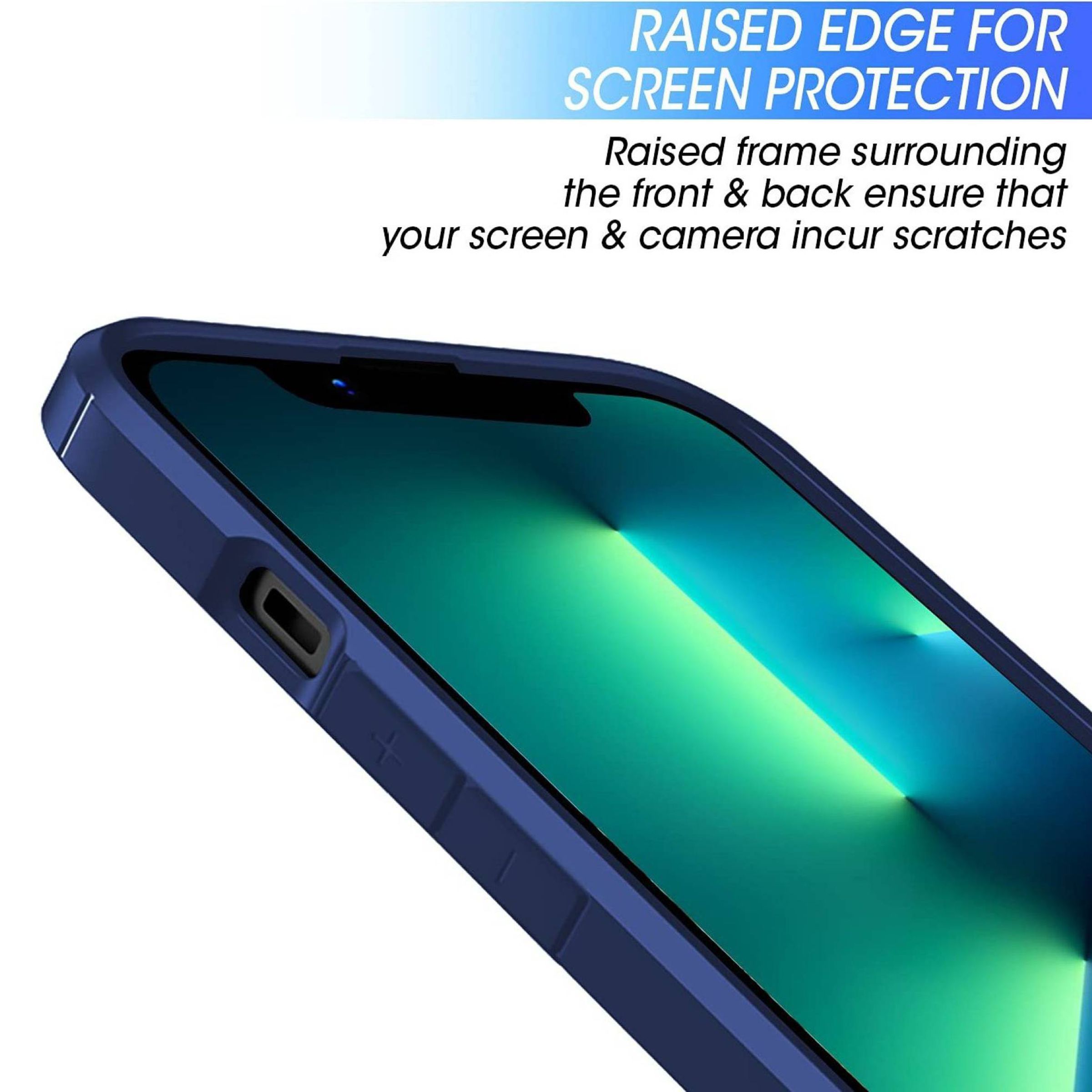 GRIPP Defender Hard TPU, Polycarbonate Back Case for Apple iPhone 14 Pro Max (Drop Protection, Blue)_7