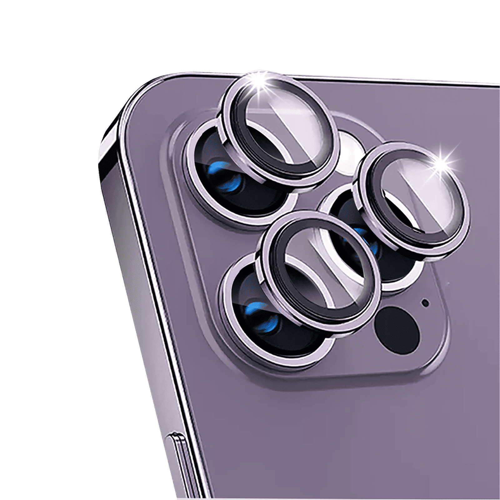 GRIPP Focal Camera Lens Protector For iPhone 14 Pro/14 Pro Max (High Transparency, GR-FCLP3N1-PPL, Purple)_1