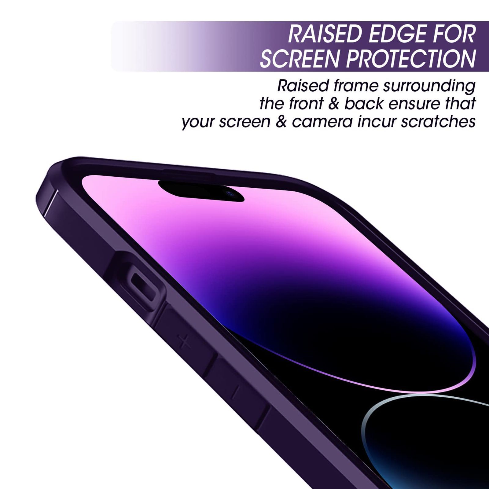 GRIPP Defender Hard TPU, Polycarbonate Back Case for Apple iPhone 14 Pro Max (Drop Protection, Purple) GRIPP Defender Hard TPU, Polycarbonate Back Case for Apple iPhone 14 Pro Max (Drop Protection, Purple)_10