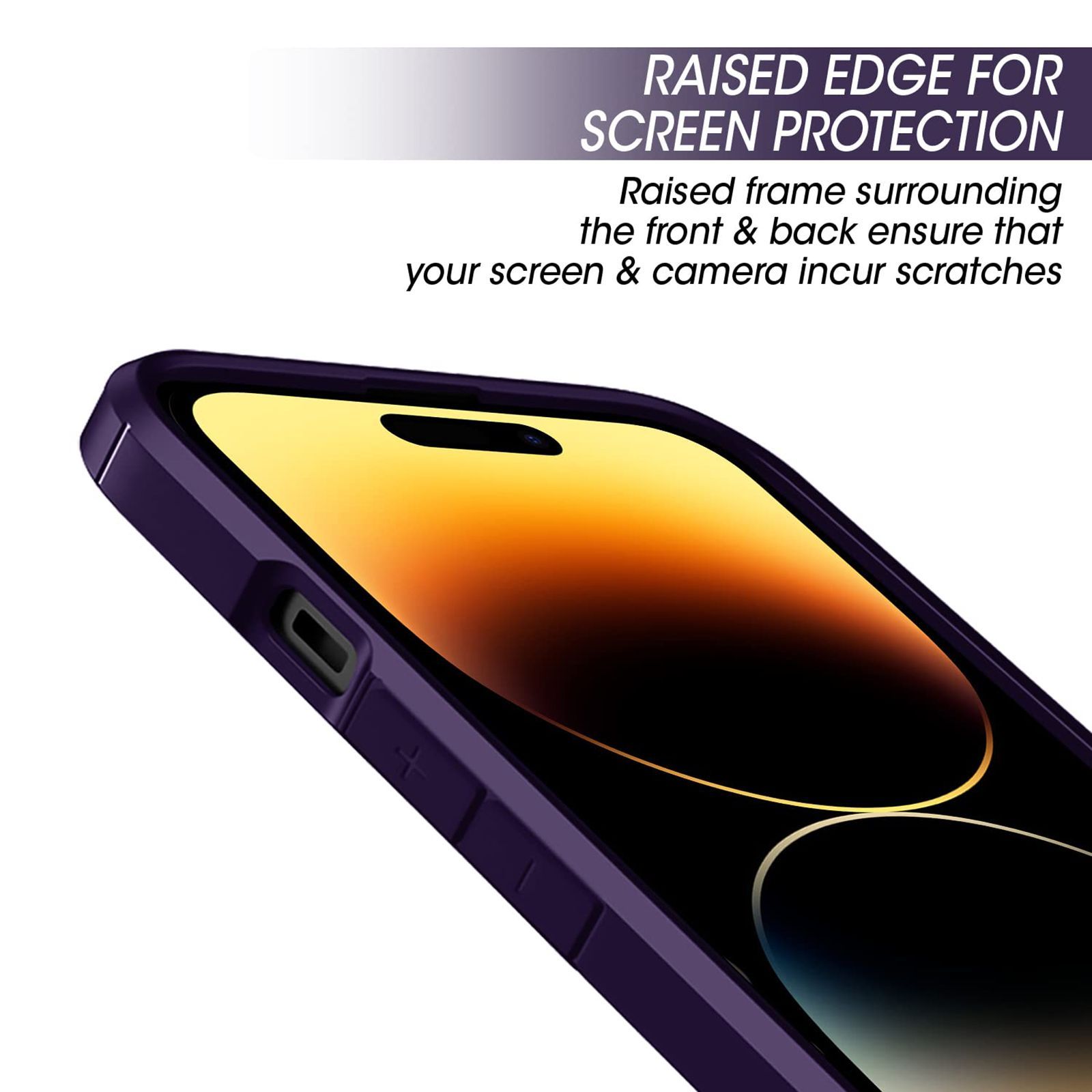 GRIPP Defender Hard TPU, Polycarbonate Back Case for Apple iPhone 14 Pro Max (Drop Protection, Purple) GRIPP Defender Hard TPU, Polycarbonate Back Case for Apple iPhone 14 Pro Max (Drop Protection, Purple)_12