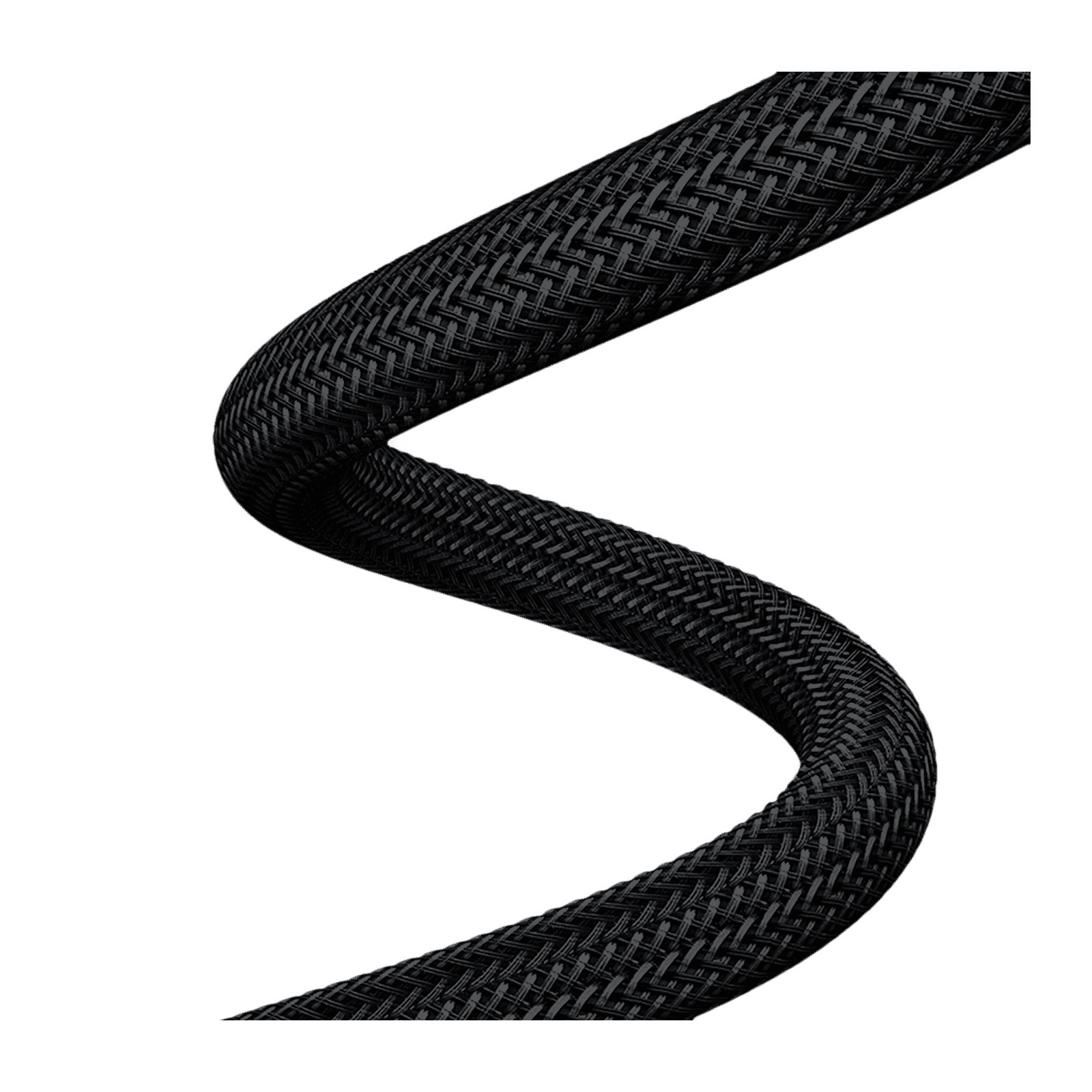 POWERUP Type C to Type C 4.95 Feet (1.5 M) Cable (Tangle-free Design, Black)_4