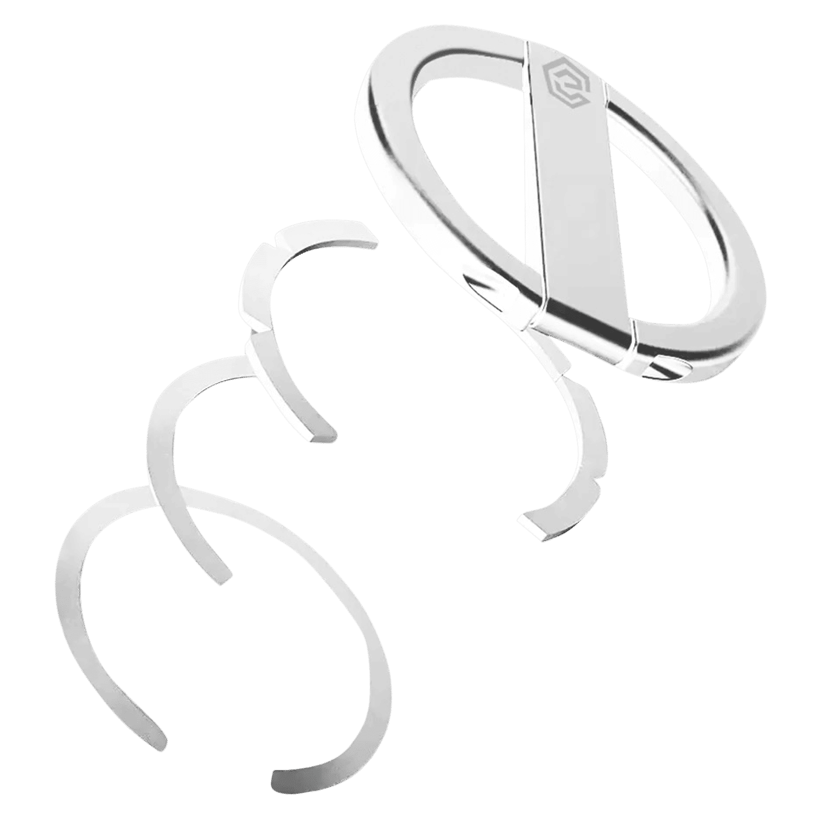 GRIPP MAG Mobile Stand For Apple iPhone 14 and 13 (MagSafe Compatible, Silver) GRIPP MAG Mobile Stand For Apple iPhone 14 and 13 (MagSafe Compatible, Silver)_1