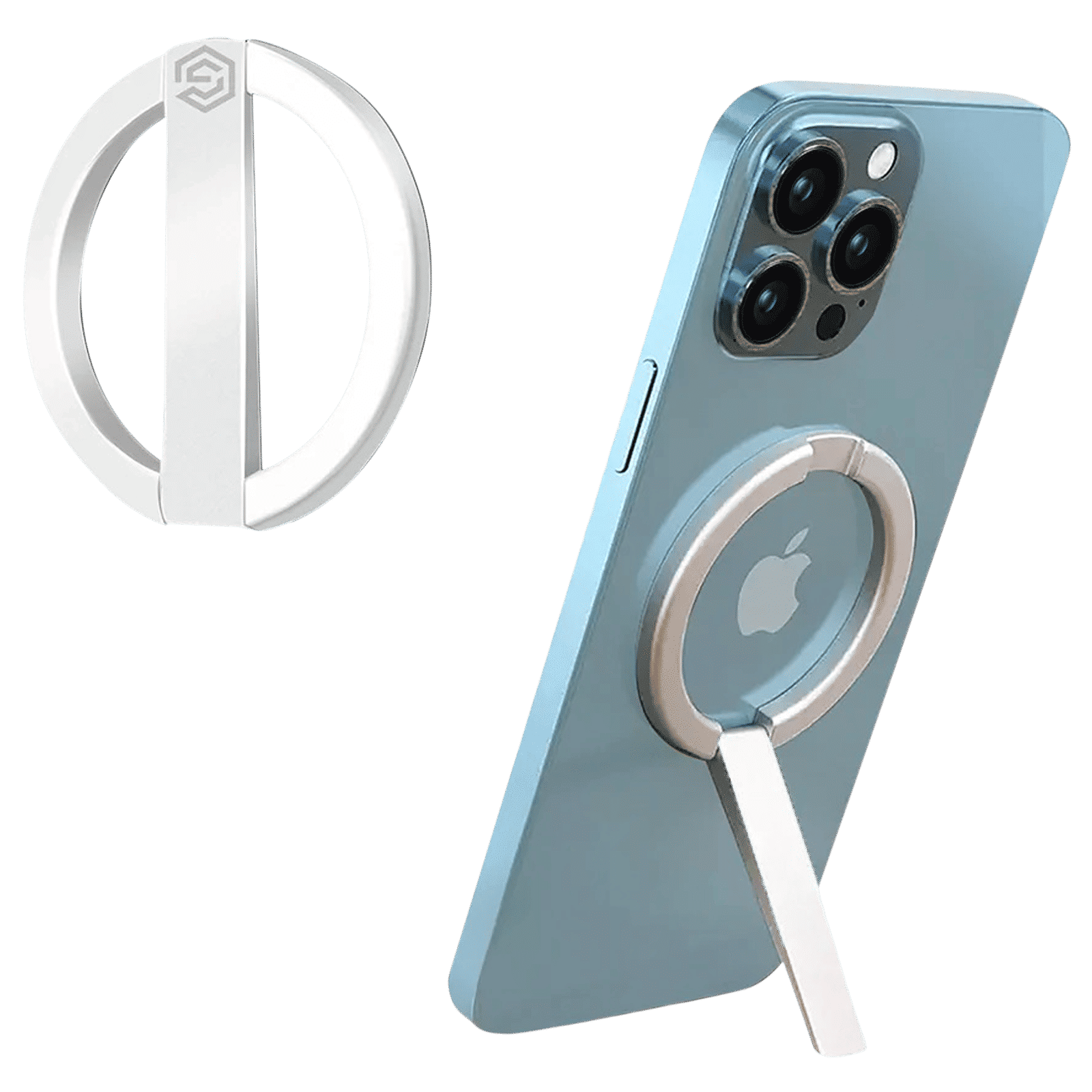 GRIPP MAG Mobile Stand For Apple iPhone 14 and 13 (MagSafe Compatible, Silver) GRIPP MAG Mobile Stand For Apple iPhone 14 and 13 (MagSafe Compatible, Silver)_3