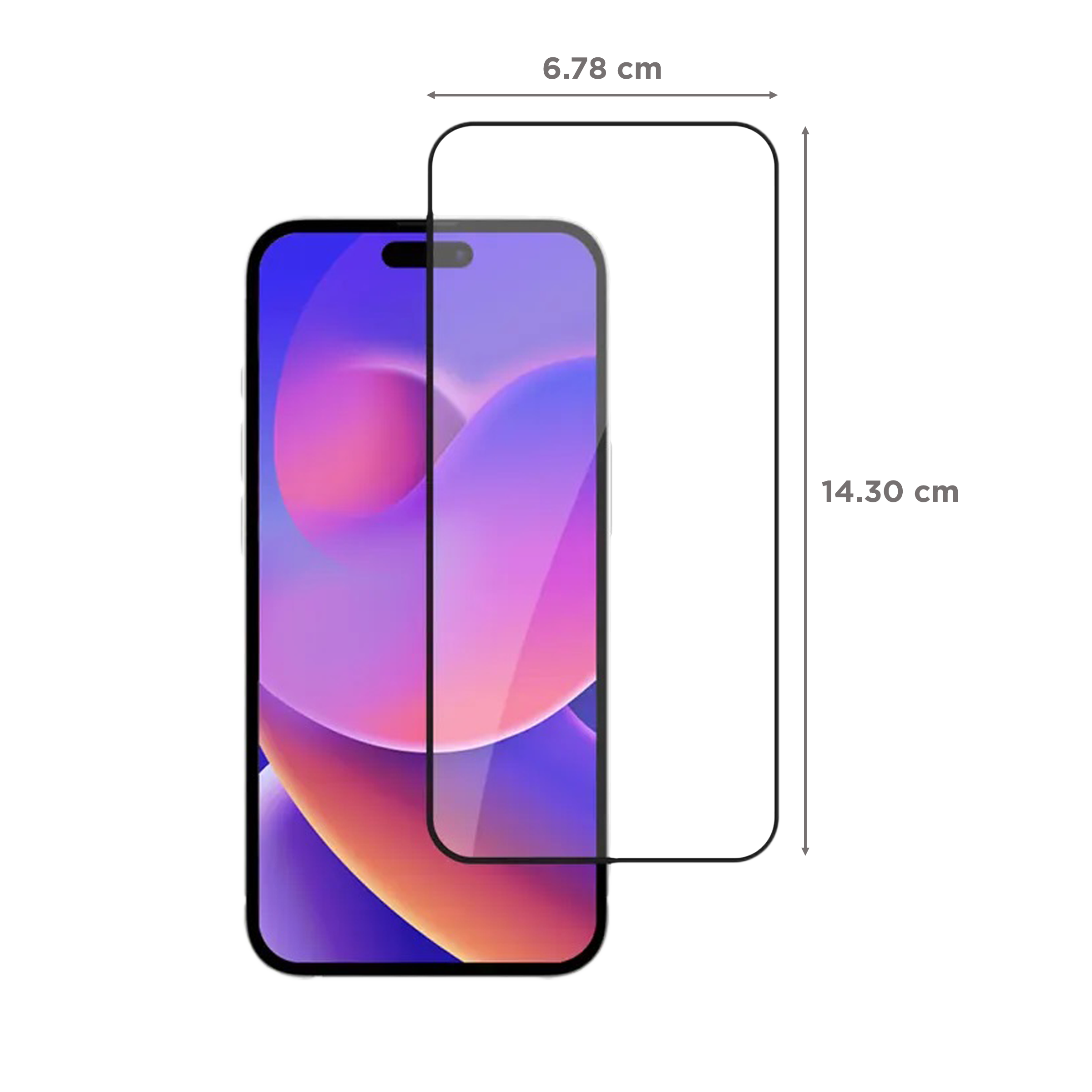 HYPHEN DEFENDR Tempered Glass for Apple iPhone 14 Pro (Full Coverage)_2